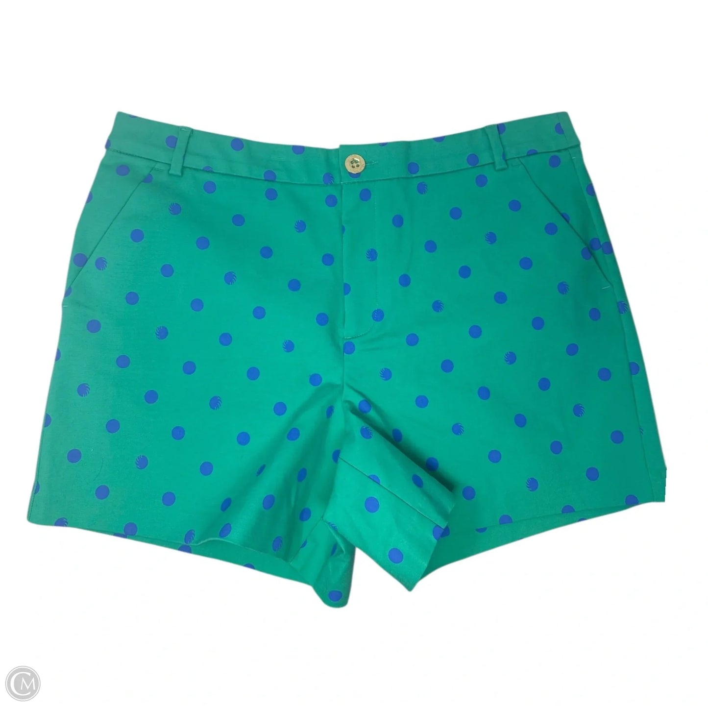 Gretchen High-Rise Shorts Designer By Lilly Pulitzer In Botanical Green Hotter Spot, Size: 14