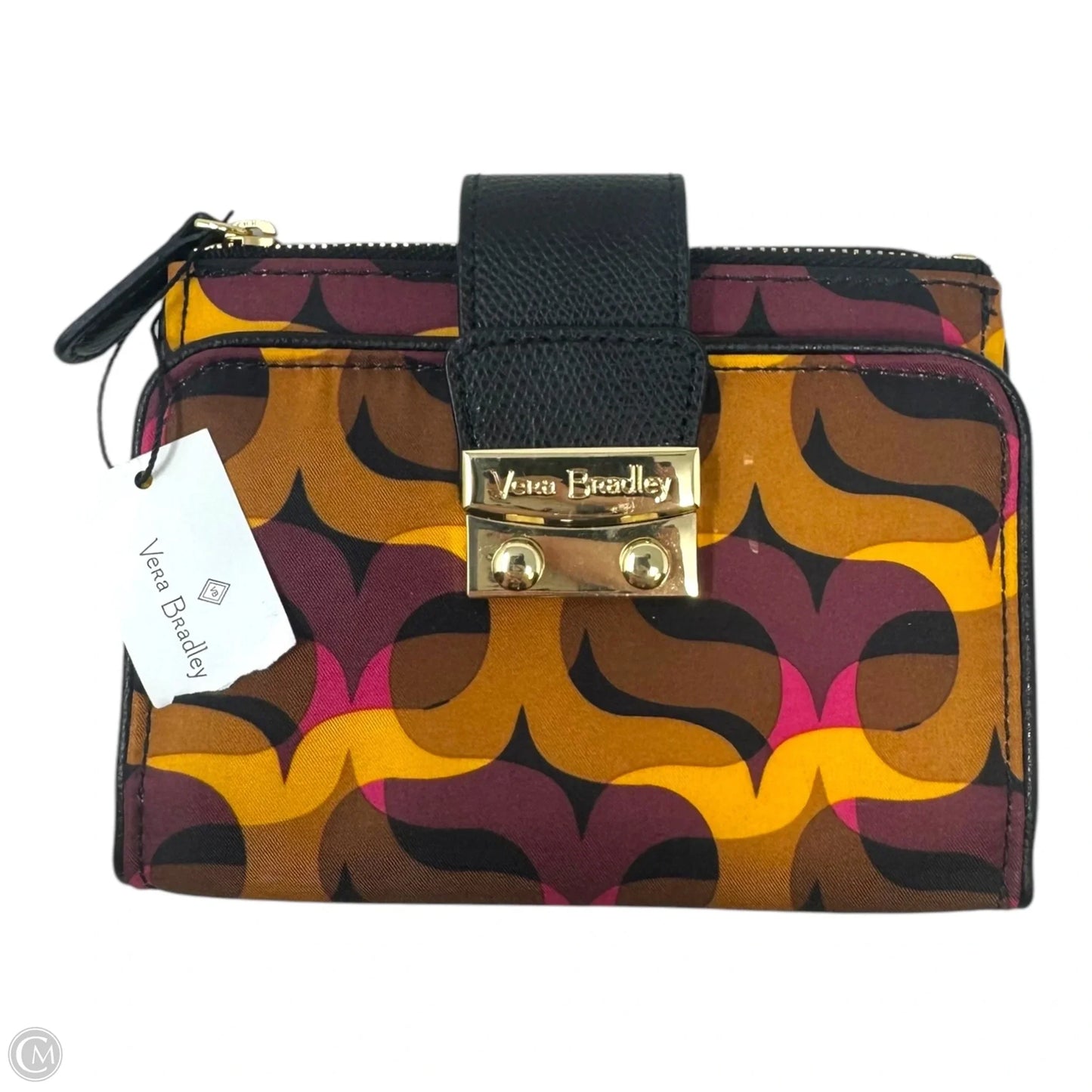 Pushlock Wallet By Vera Bradley, Size: Medium
