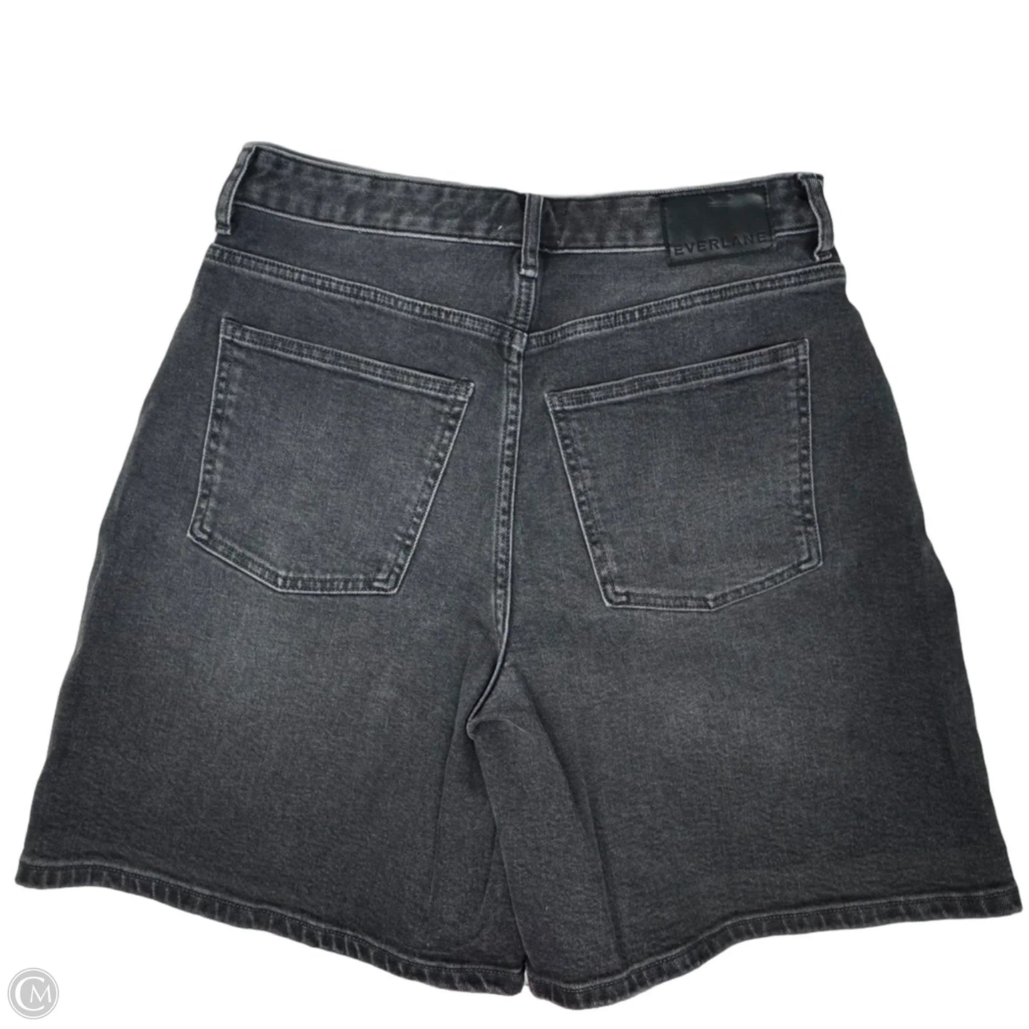 The Long Denim Shorts By Everlane In Black, Size: 6/28