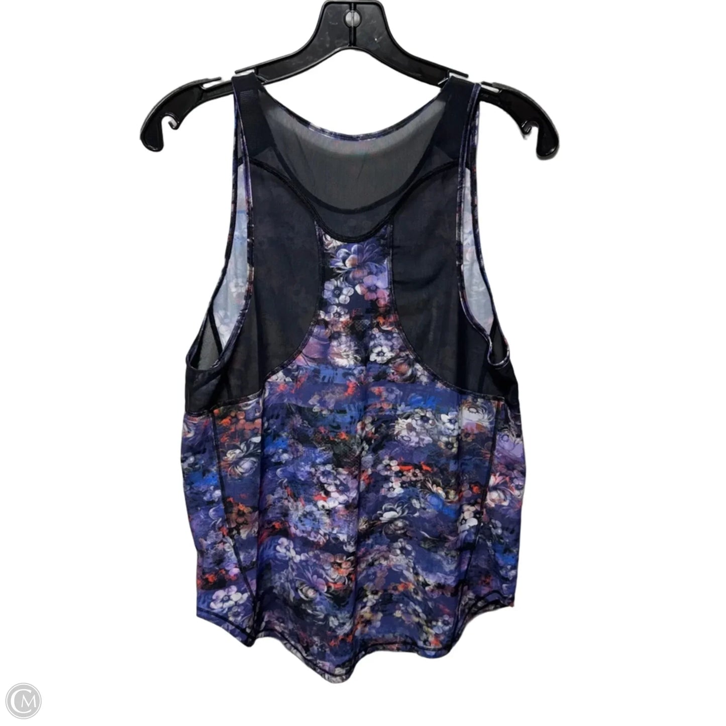 Athletic Tank Top By Lululemon In Floral Print, Size: M ESTIMATED