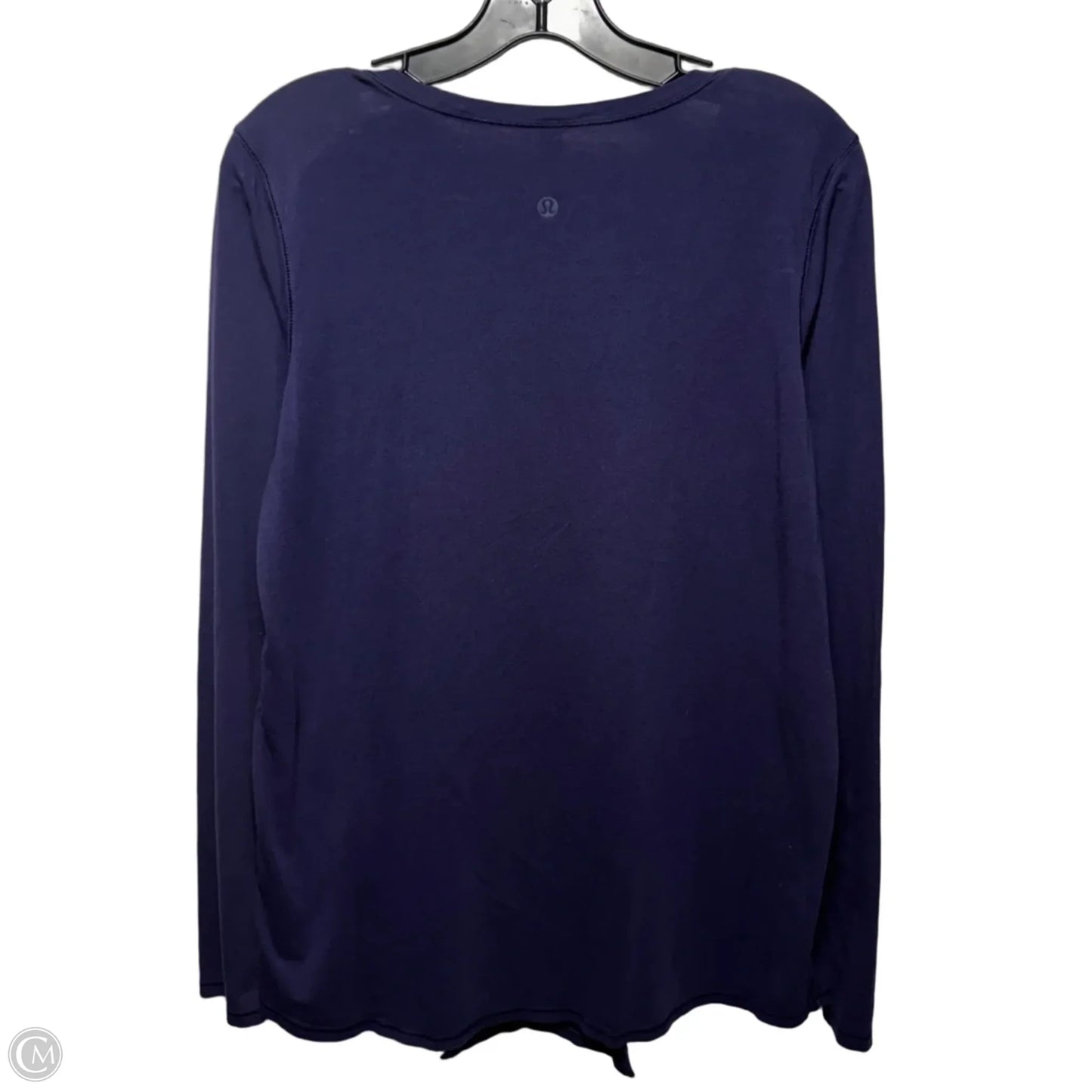 Athletic Top Long Sleeve By Lululemon In Purple, Size: 10