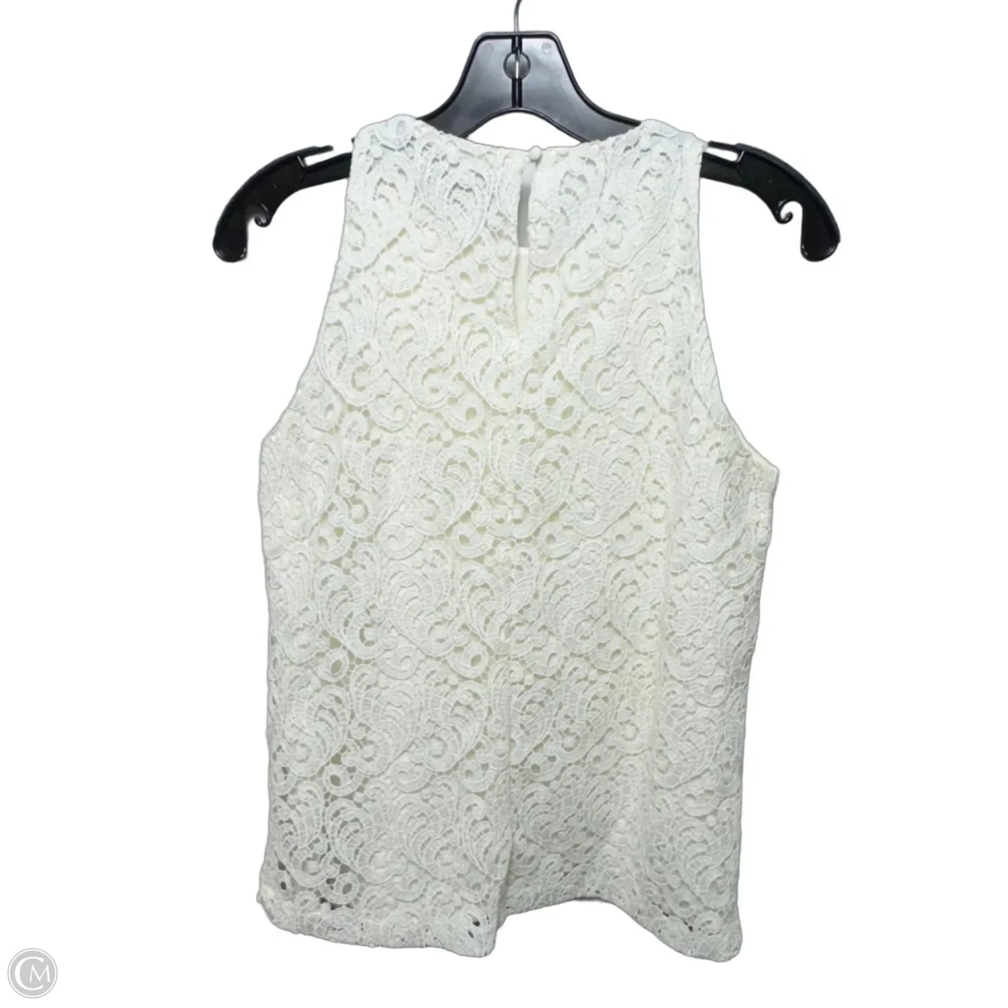 Top Sleeveless By Massimo Dutti In Cream, Size: 4