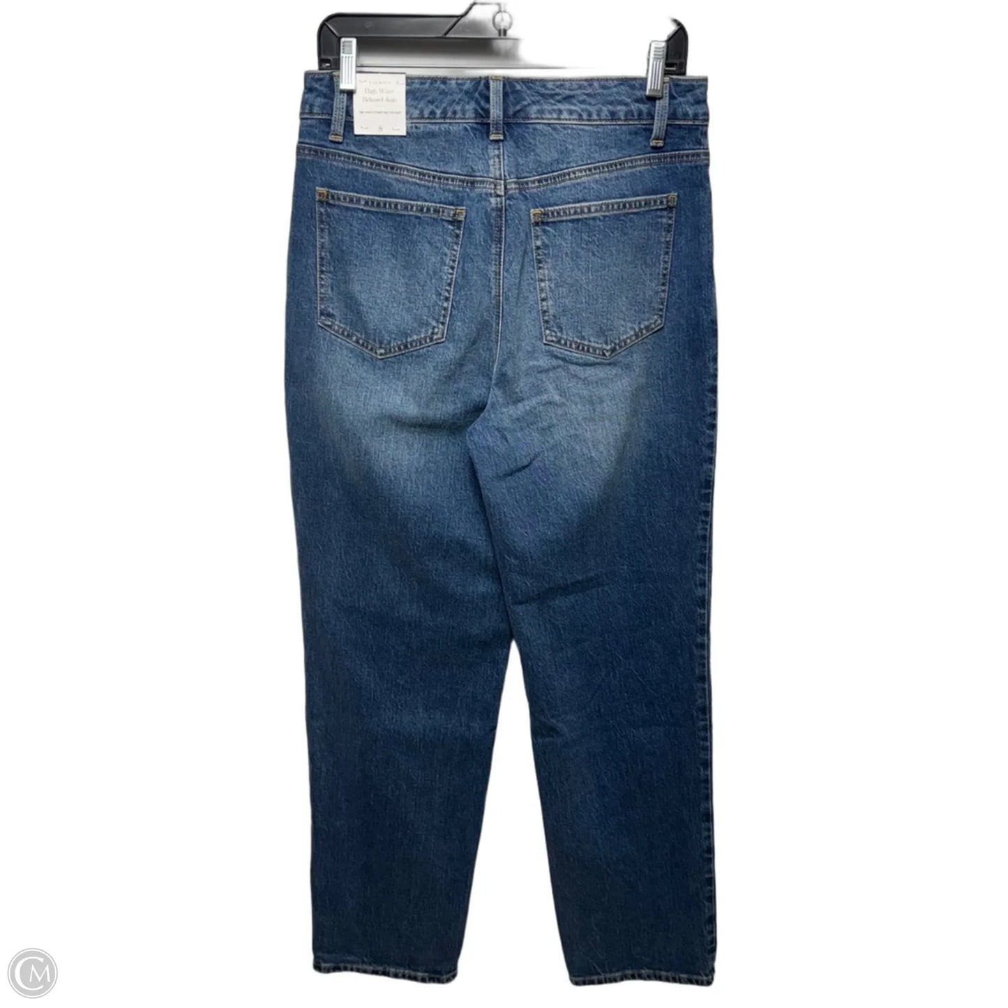 Relaxed High Waist Jeans By Talbots In Blue Denim, Size: 8
