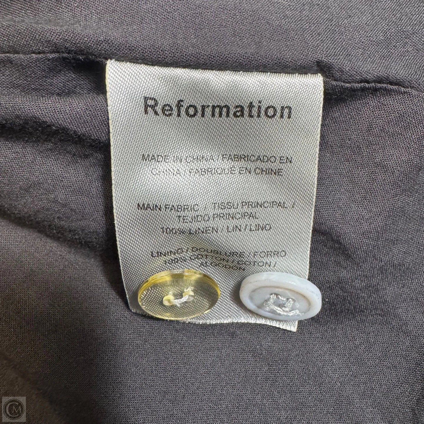As Is Skirt Maxi By Reformation In Grey, Size: 0