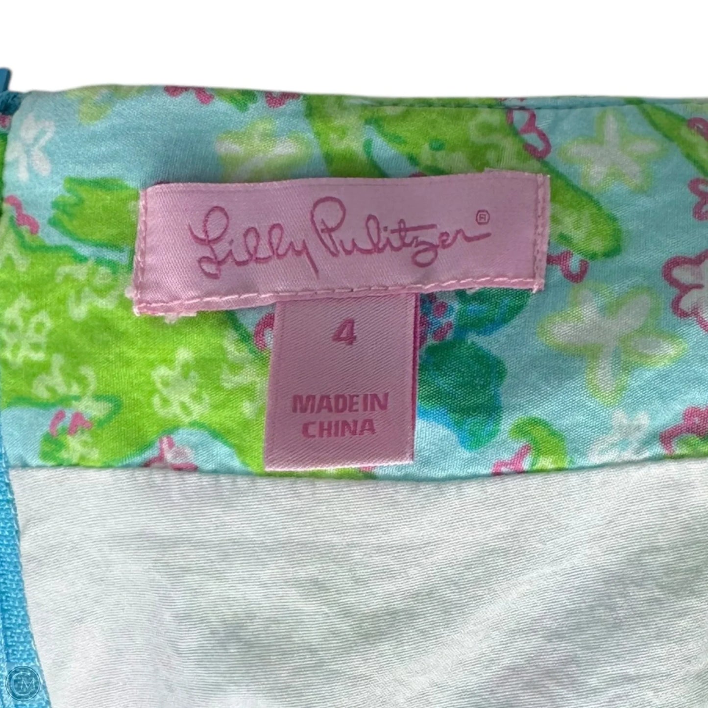 Adelaide Skort Designer By Lilly Pulitzer In Alligator Lagoon, Size: 4