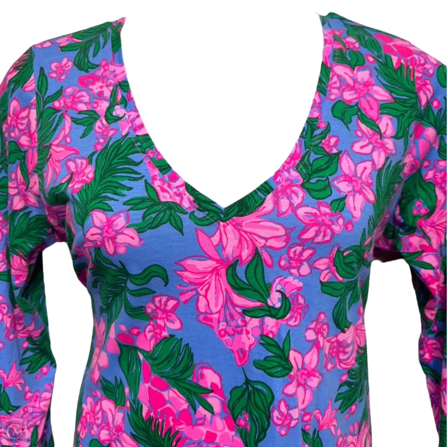 Tessa Dress Designer By Lilly Pulitzer In Cerise Pink Safari Sunset, Size: L