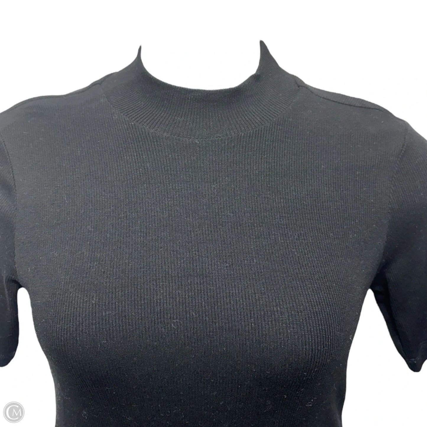 Lexi Rib Mock Neck Midi Dress By Marine Layer In Black, Size: M