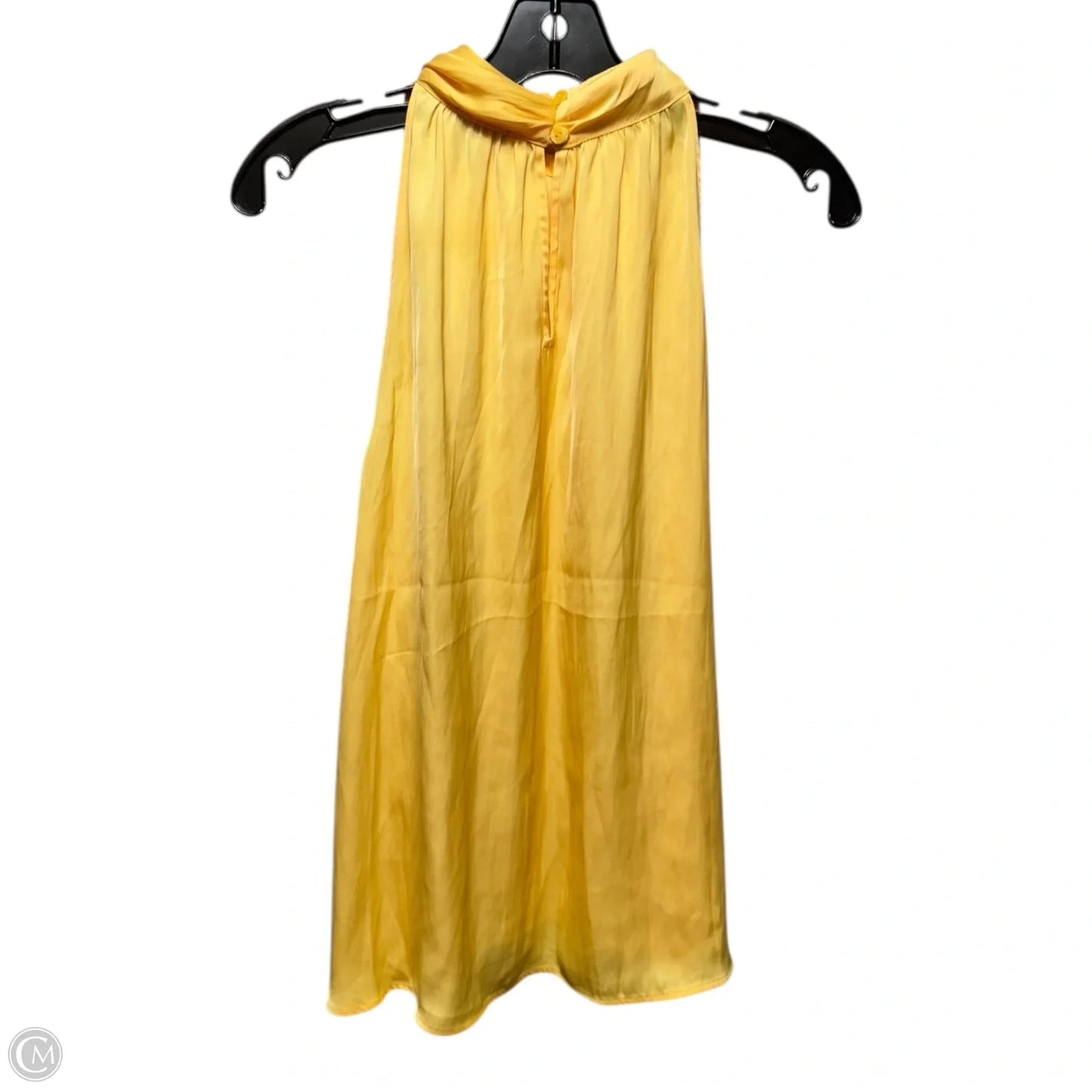 Top Sleeveless By Ann Taylor In Yellow, Size: S