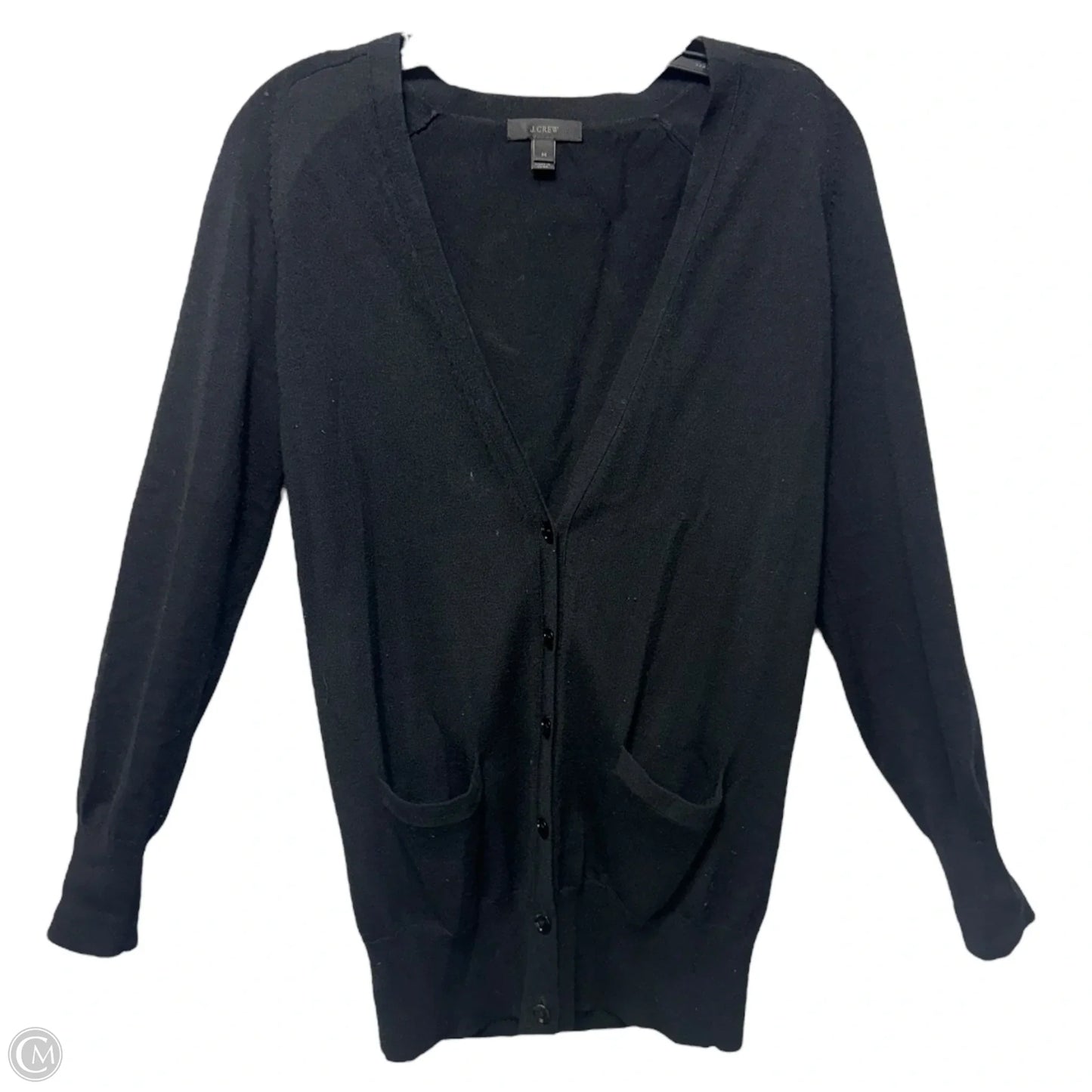 Sweater Cardigan By J. Crew In Black, Size: S