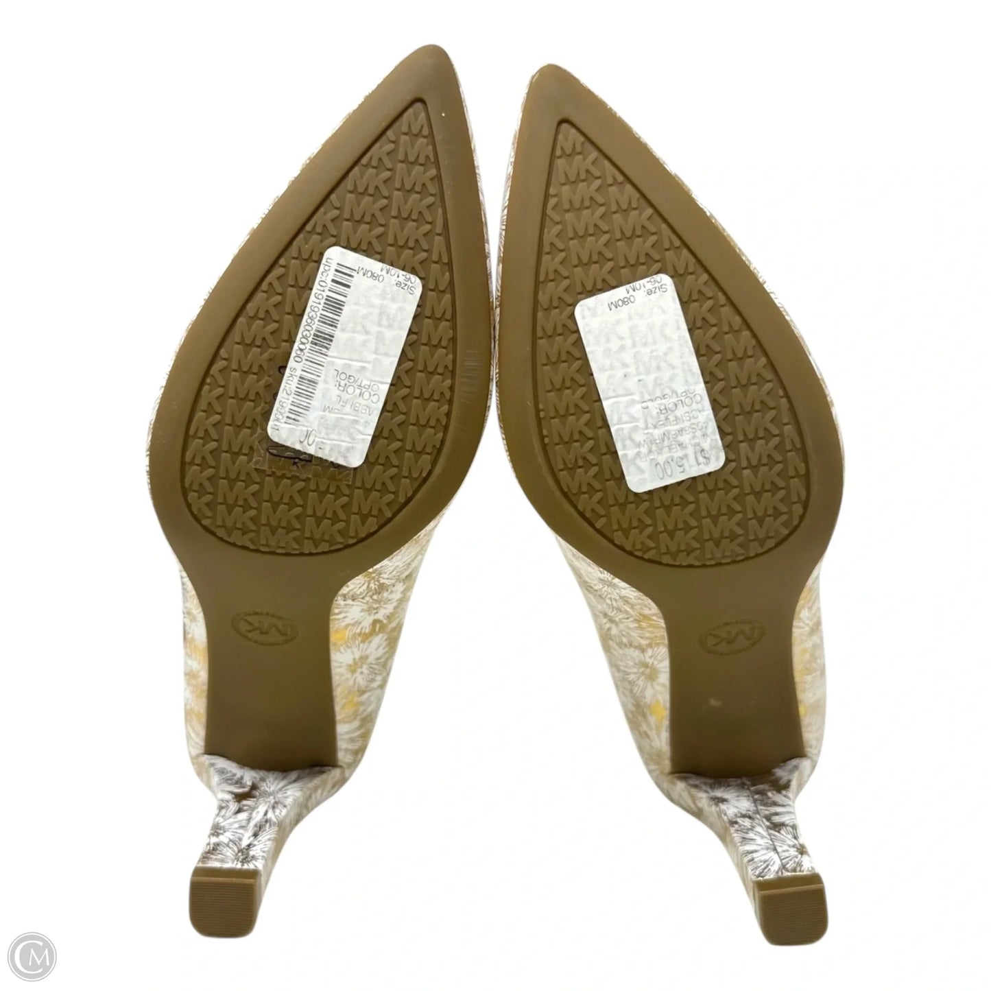 Abby Flex Pumps By Michael By Michael Kors In Gold & White, Size: 10