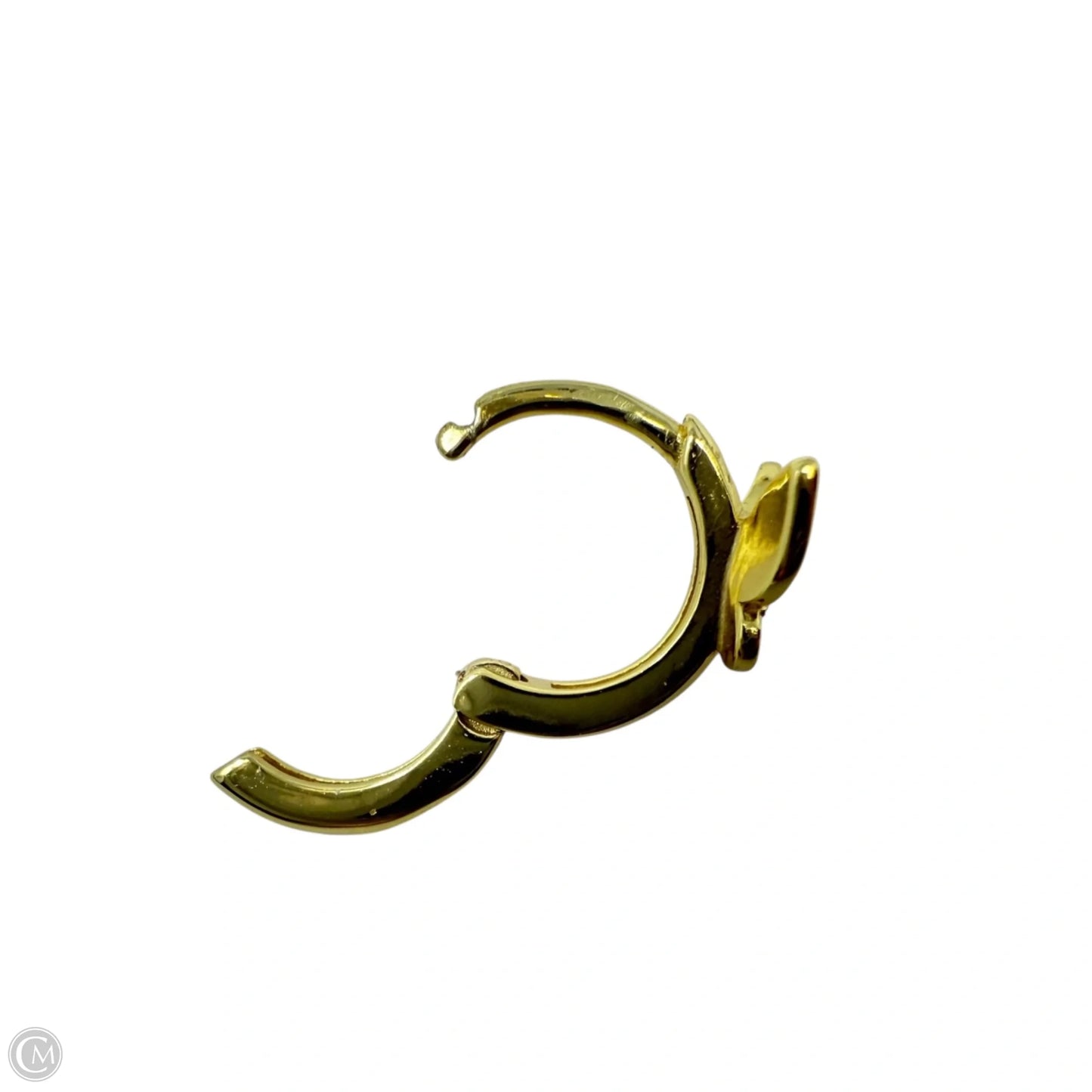 Vermeil Butterfly Huggie Hoop Earrings