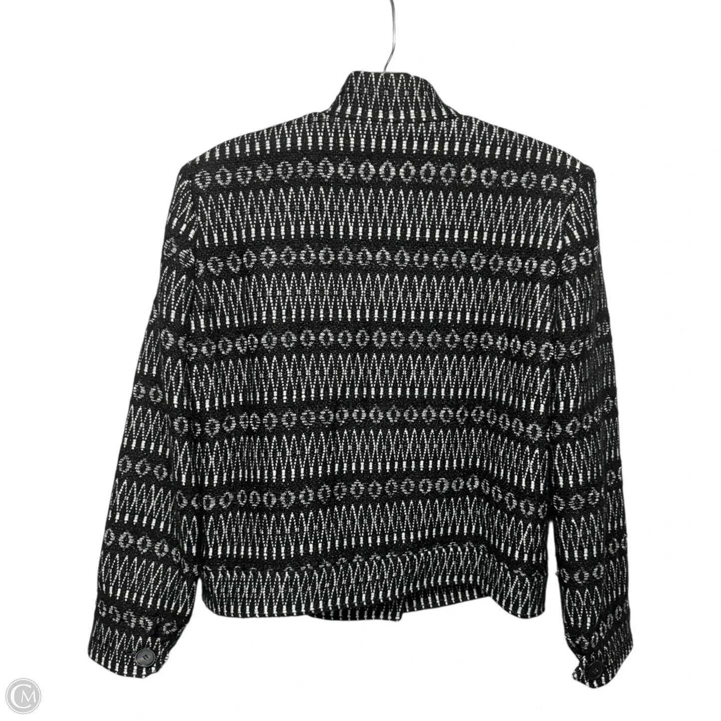 Zalan Jacket By Iro In Black & Silver, Size: 8
