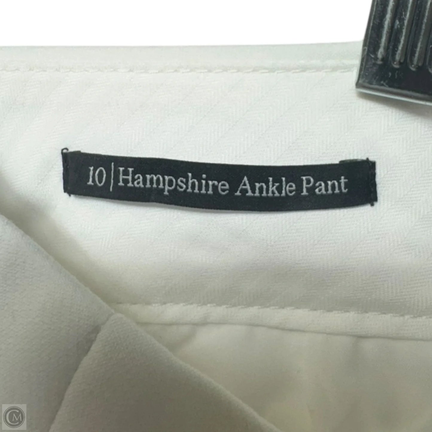 Hampshire Ankle Pant By Talbots In White, Size: 10