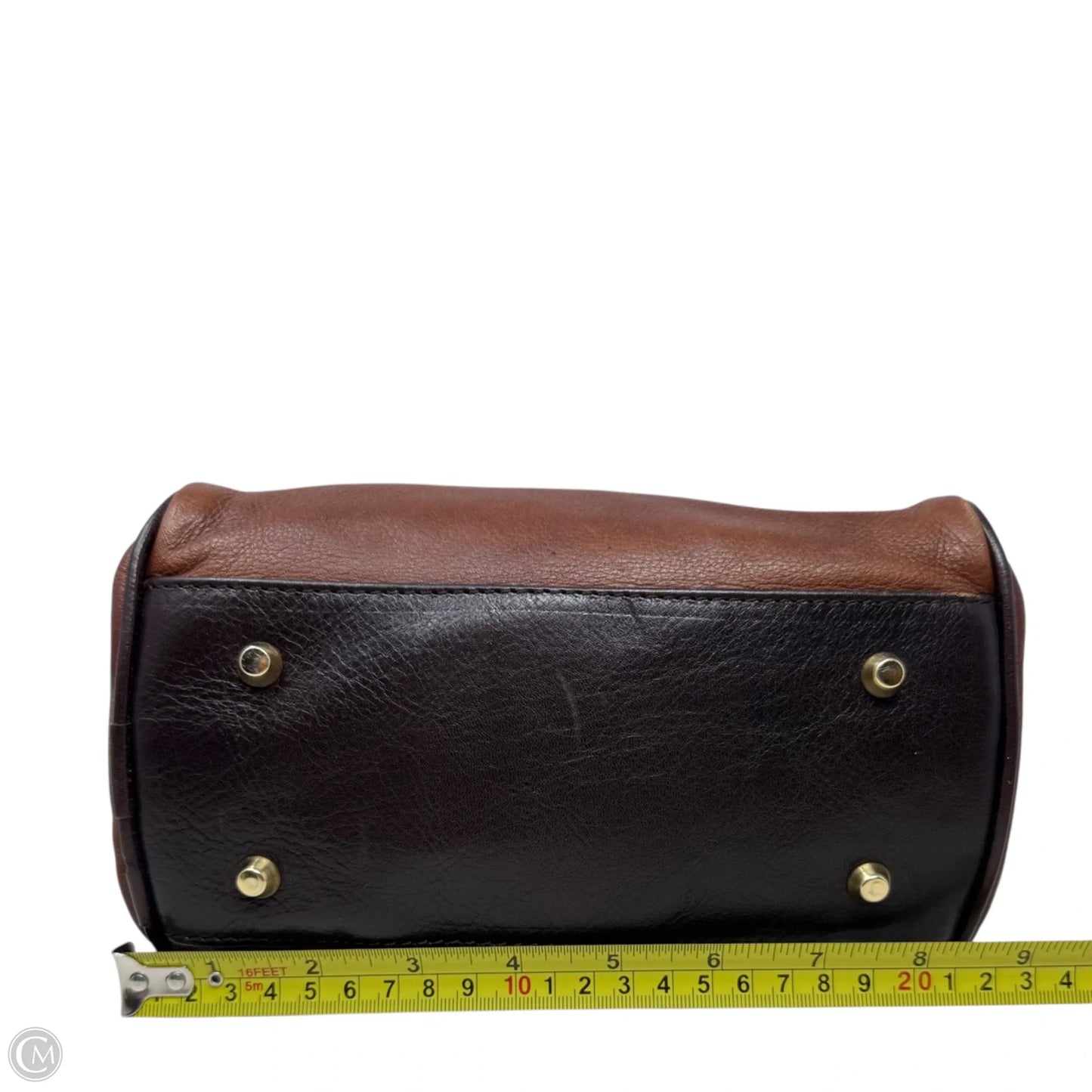 Italian Leather Convertible Backpack Sling By Valentina, Size: Small