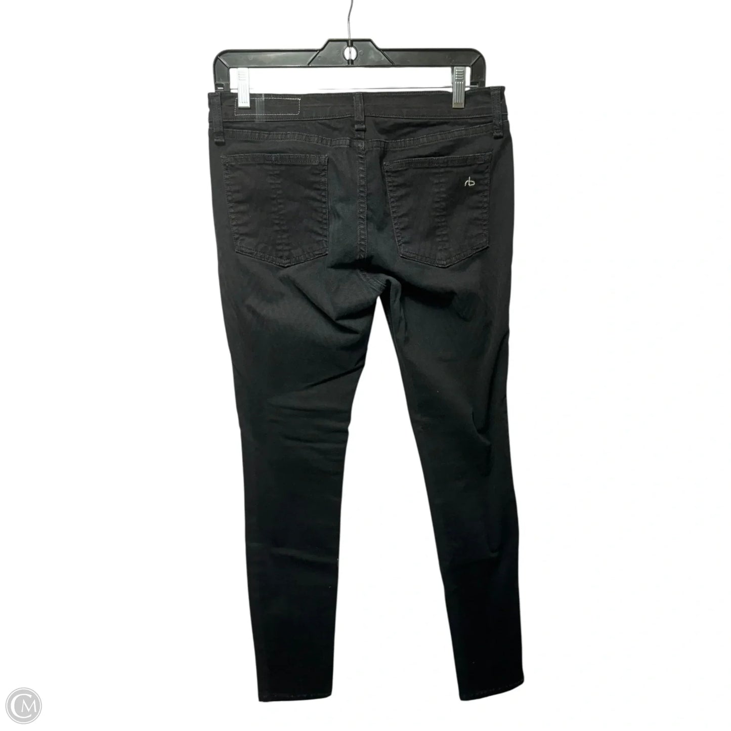 Coupe Skinny Chevron Ombré Jeans By Rag And Bone In Black, Size: 8/29