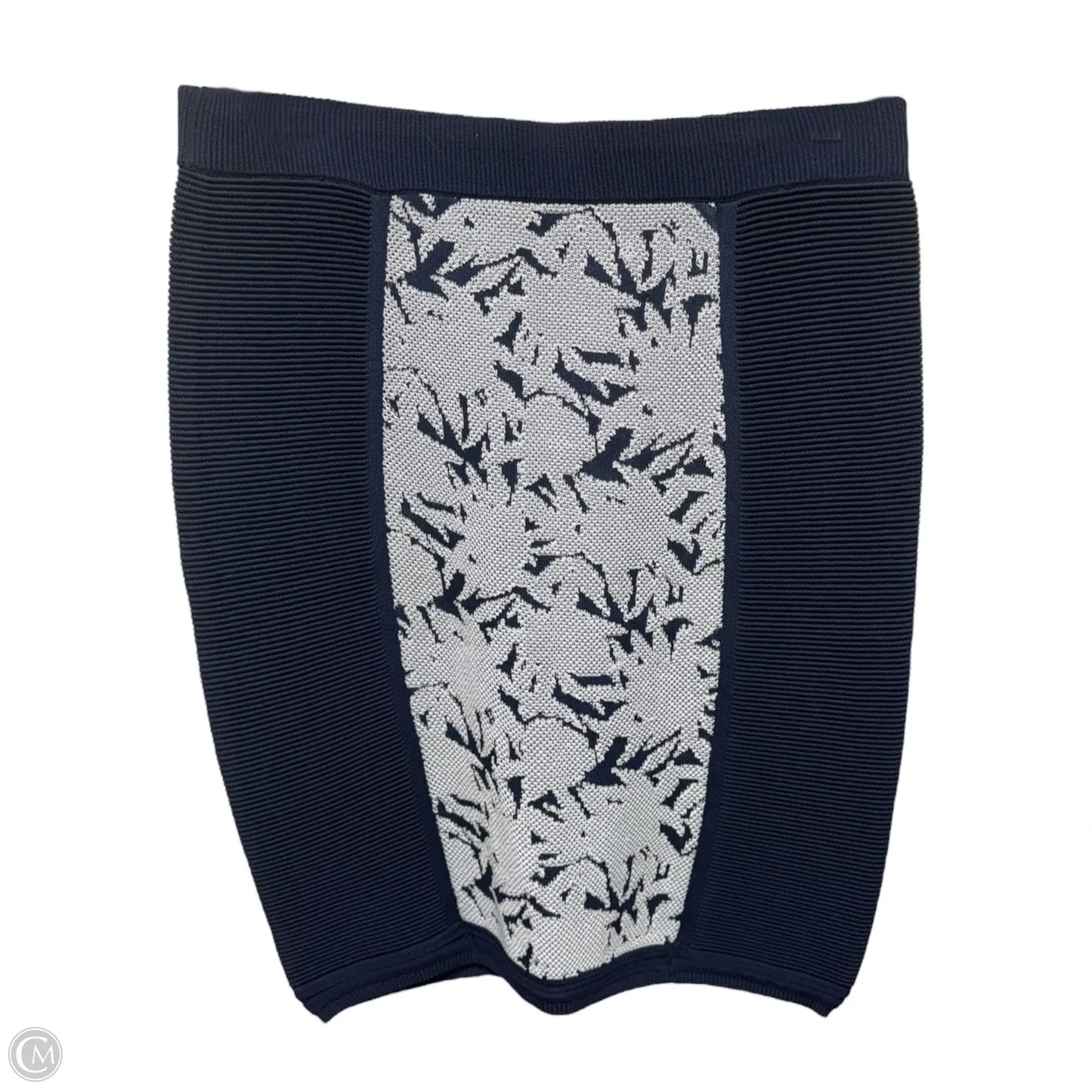 Skirt Designer By Rebecca Minkoff In Blue & White, Size: M