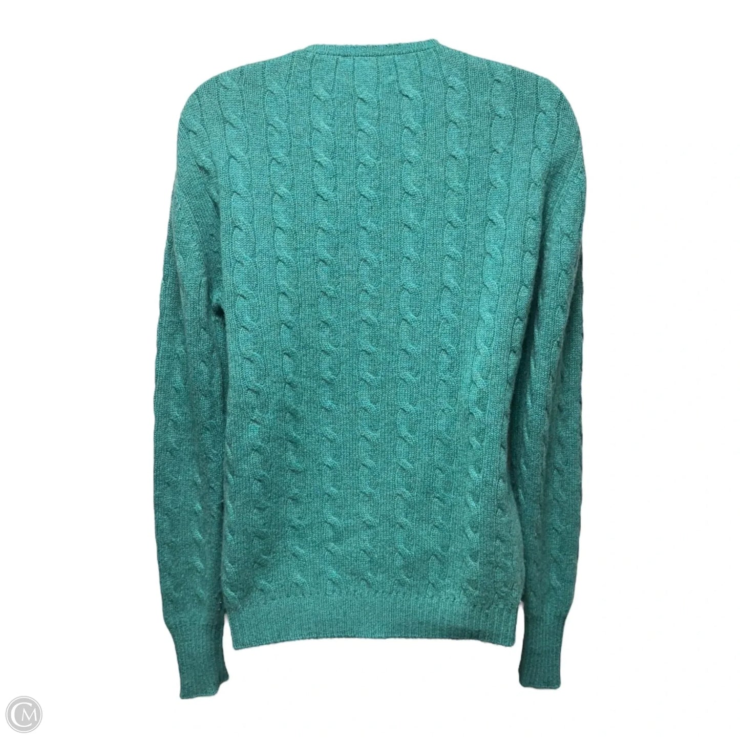 Sweater Cashmere By Mcculley's In Green, Size: M