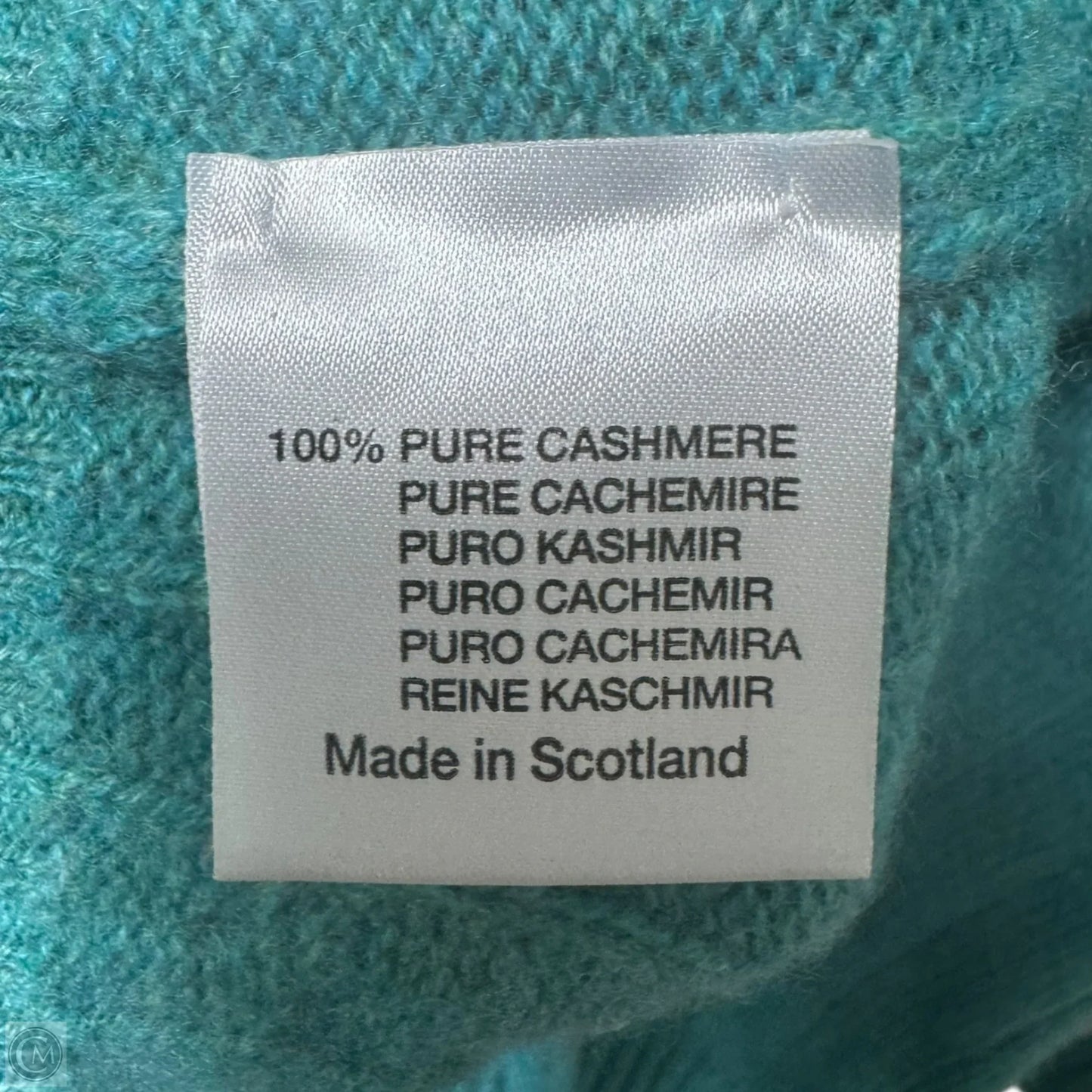 Sweater Cashmere By Mcculley's In Green, Size: M
