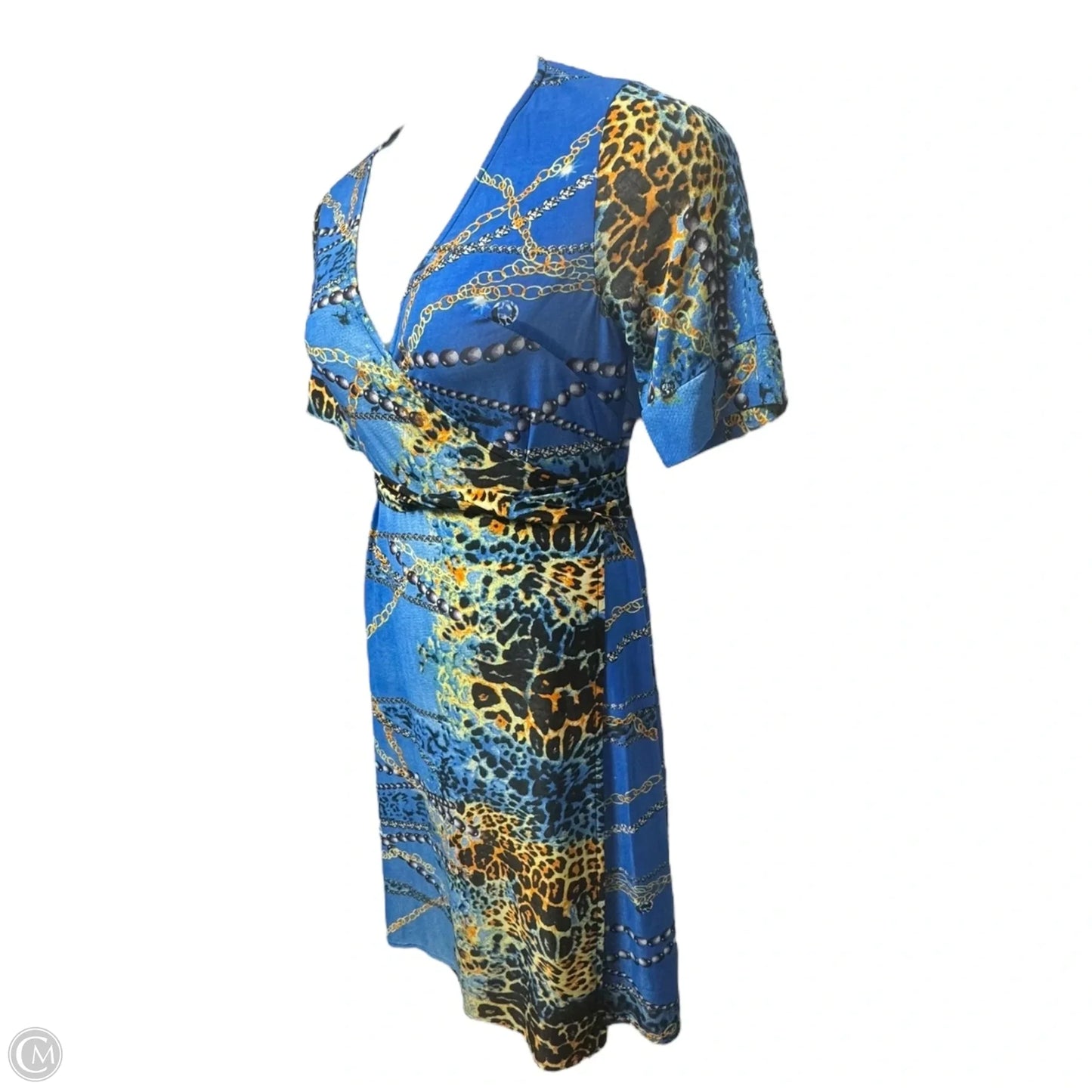 Julian Silk Jersey Wrap Dress Designer By Diane Von Furstenberg In Multi-colored, Size: 8