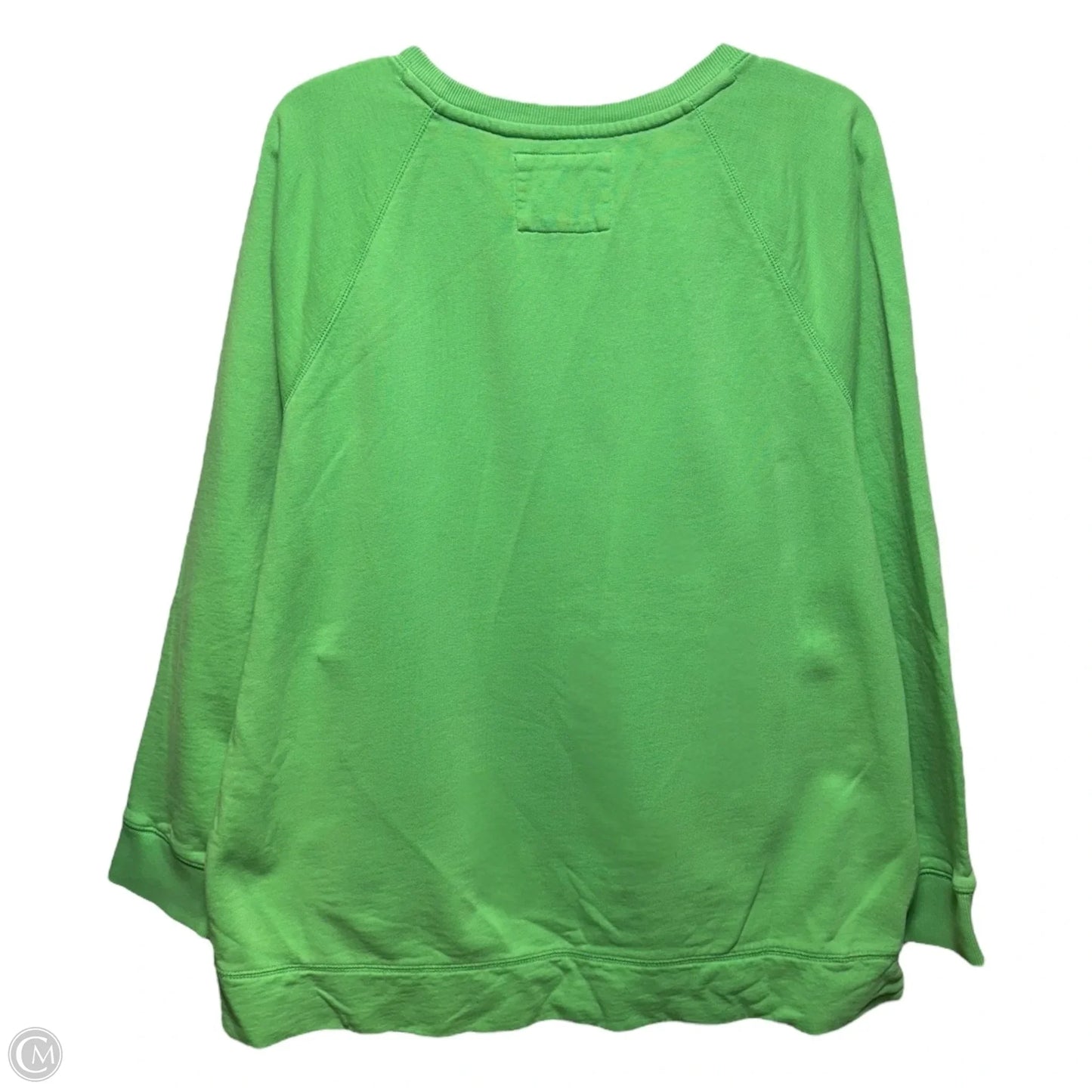Luxletic Beachcomber Pullover Sweatshirt Designer By Lilly Pulitzer In Patina Green, Size: XXL