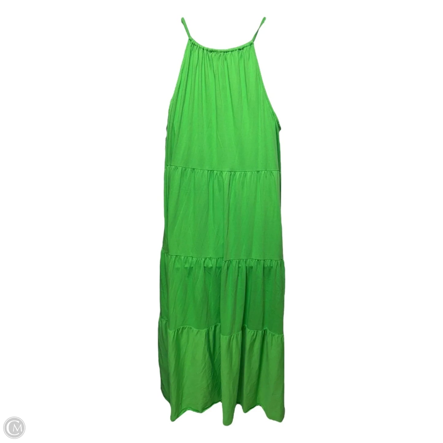 Maribella Halter Maxi Dress Designer By Lilly Pulitzer In Gecko Green, Size: XXL