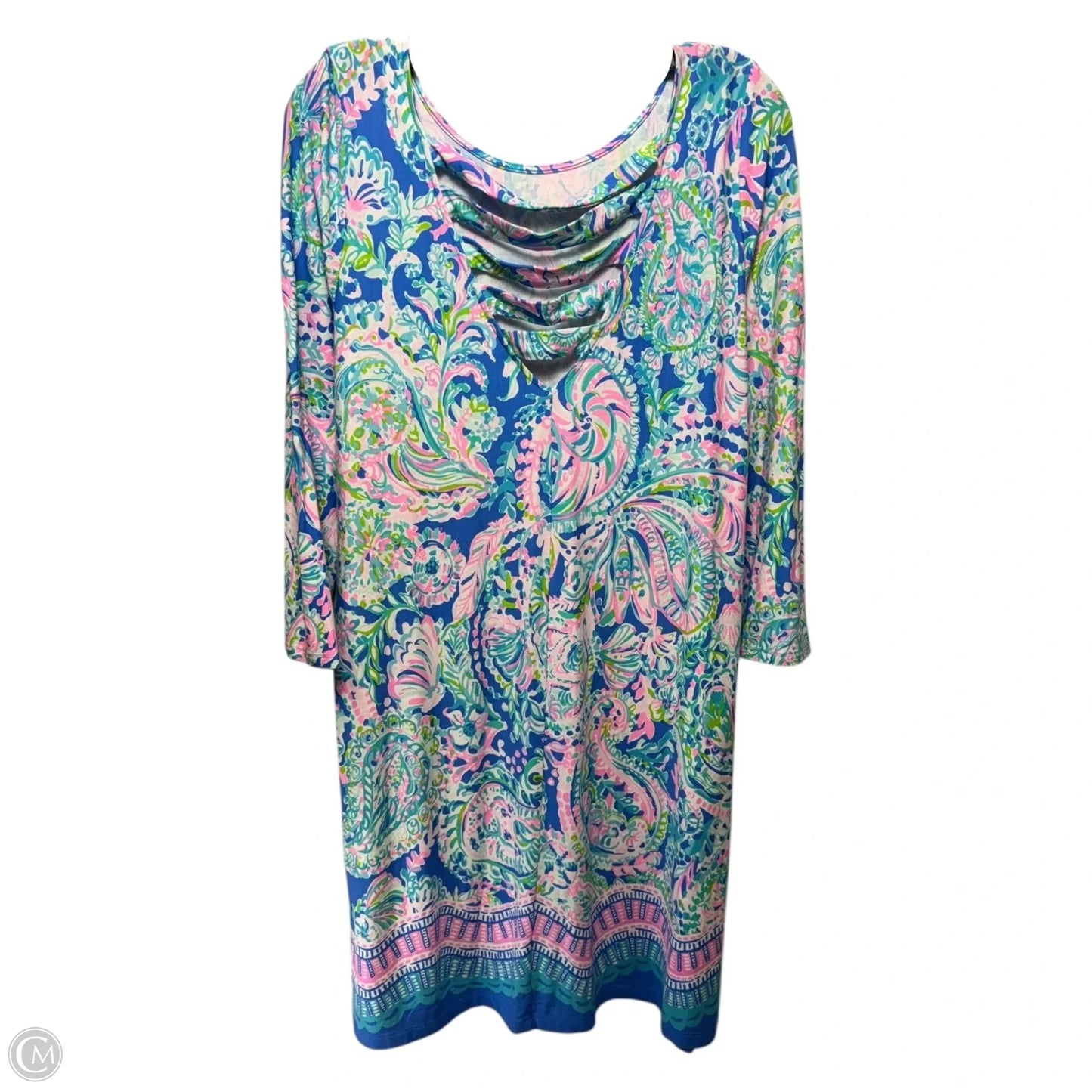 Dress Designer By Lilly Pulitzer In Floral Print, Size: Xl