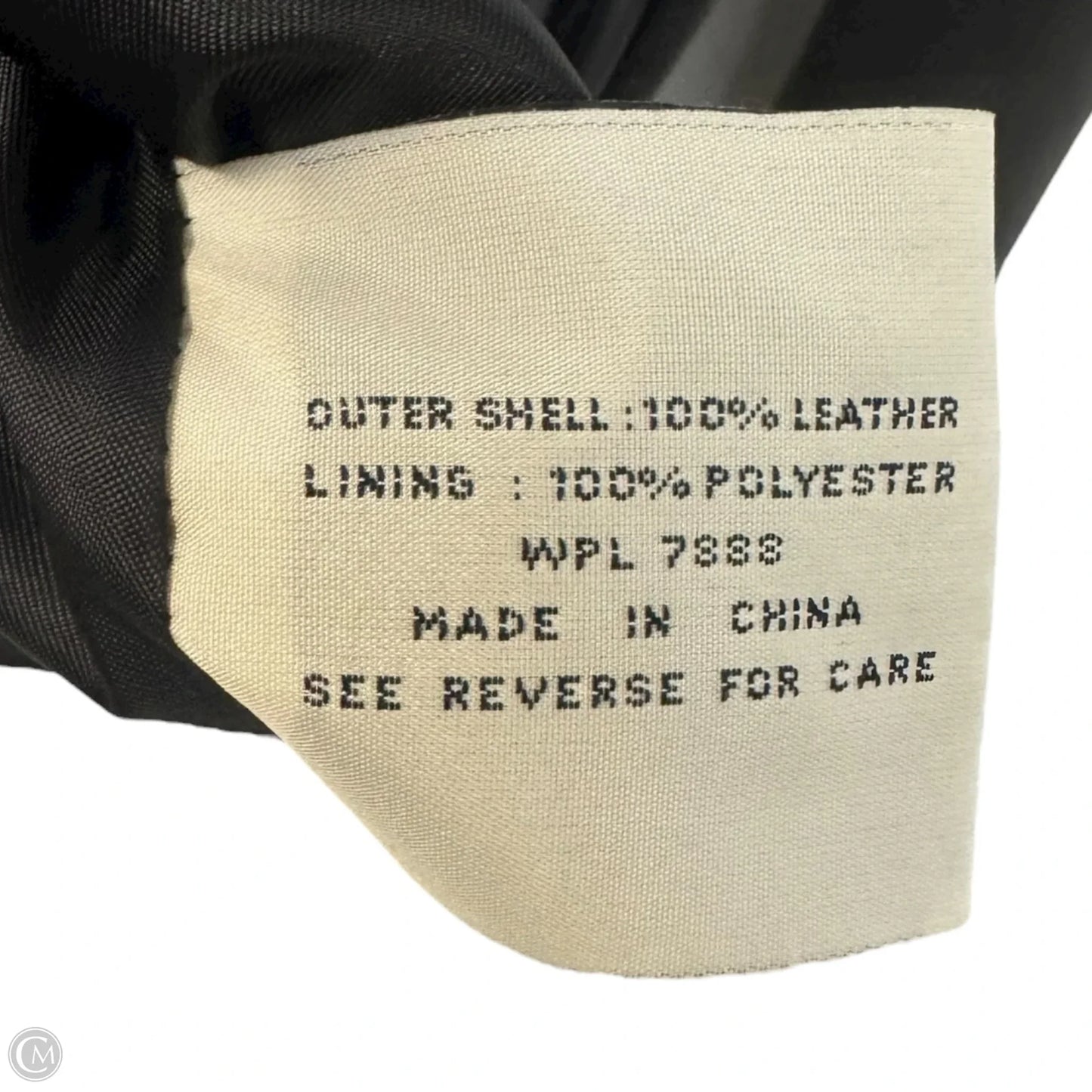 Jacket Leather By Anne Klein In Black, Size: S