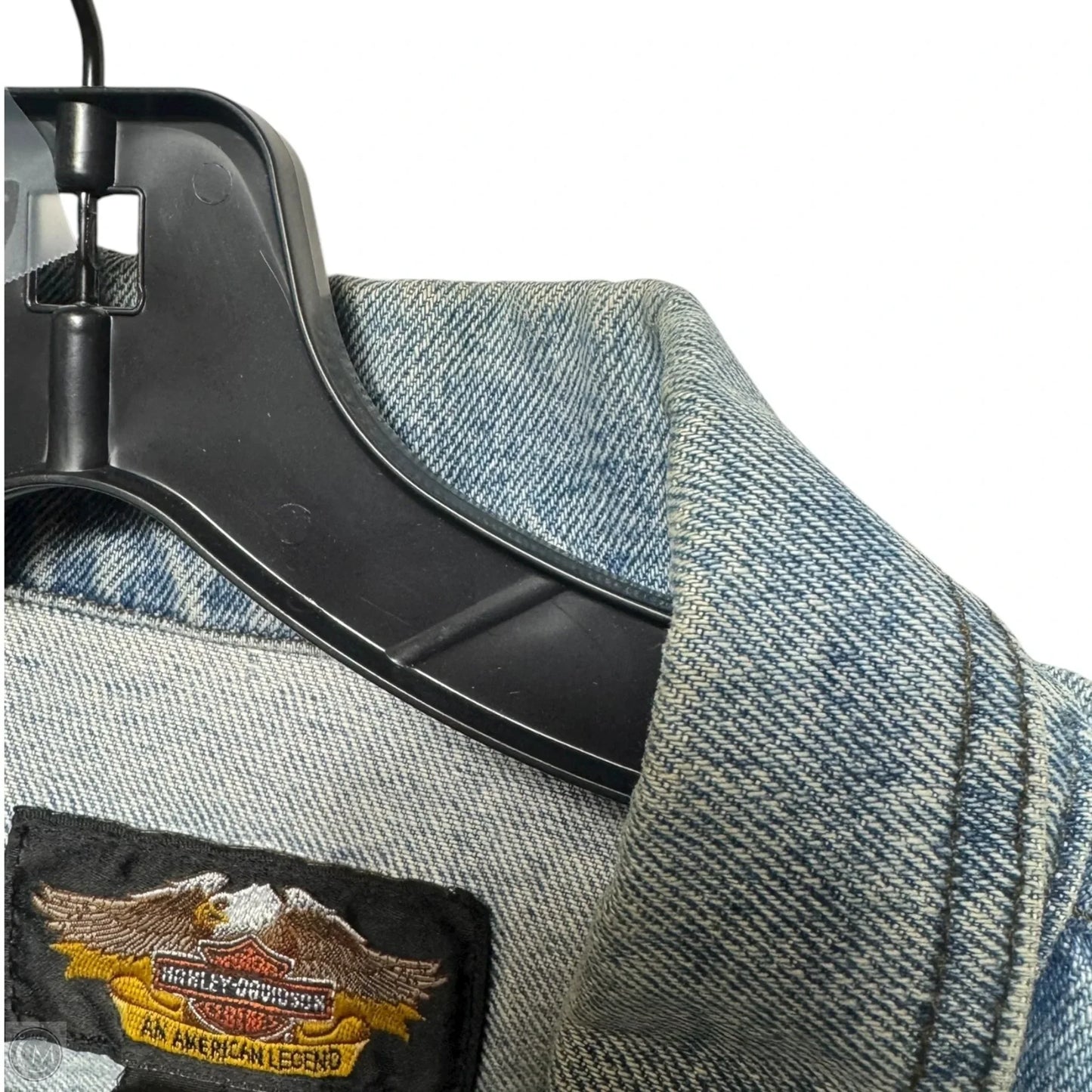 Jacket Denim By Harley Davidson In Blue, Size: L