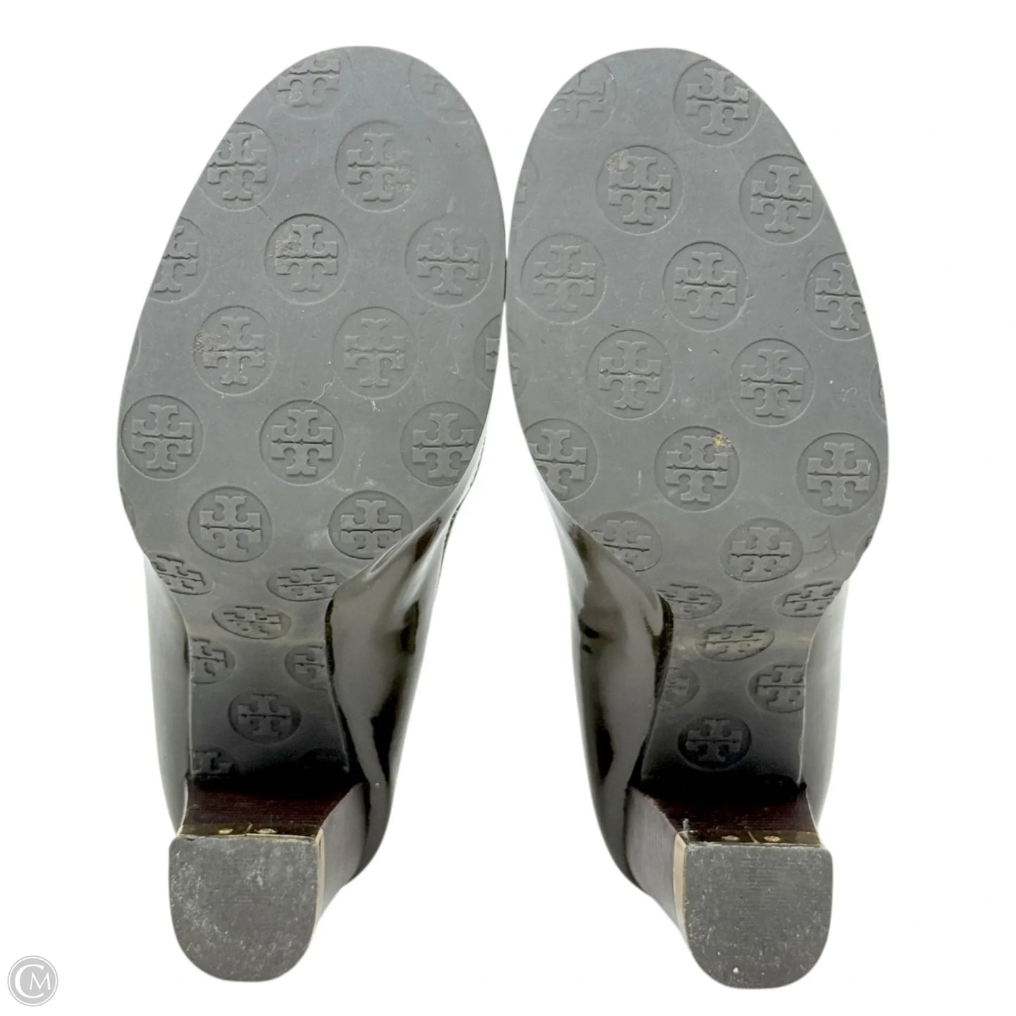 Maddie Patent Leather Pumps Designer By Tory Burch In Brown, Size: 8