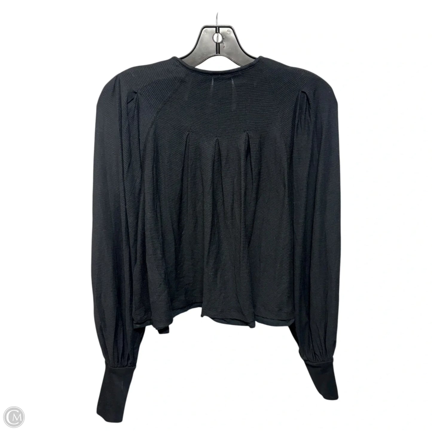 Top Long Sleeve By Free People In Black, Size: Xs