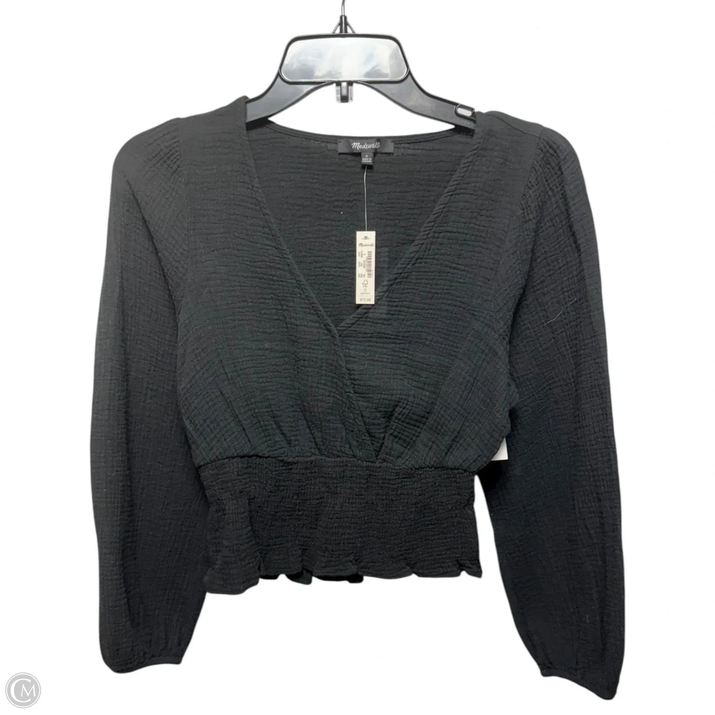 Lightspun Julianne
Smocked Waist Top Long Sleeve By Madewell In Black, Size: S