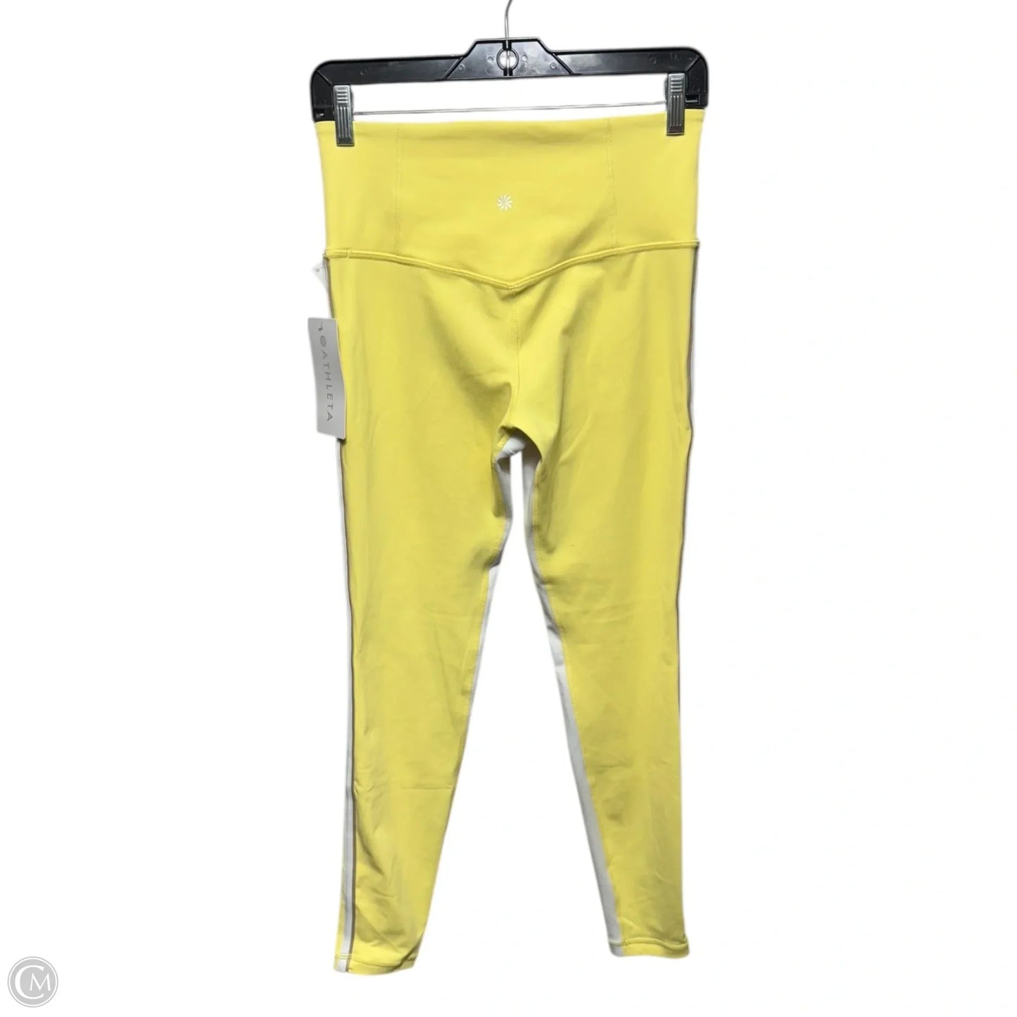 Ultra High Rise Elation Athletic Leggings By Athleta In Yellow, Size: S