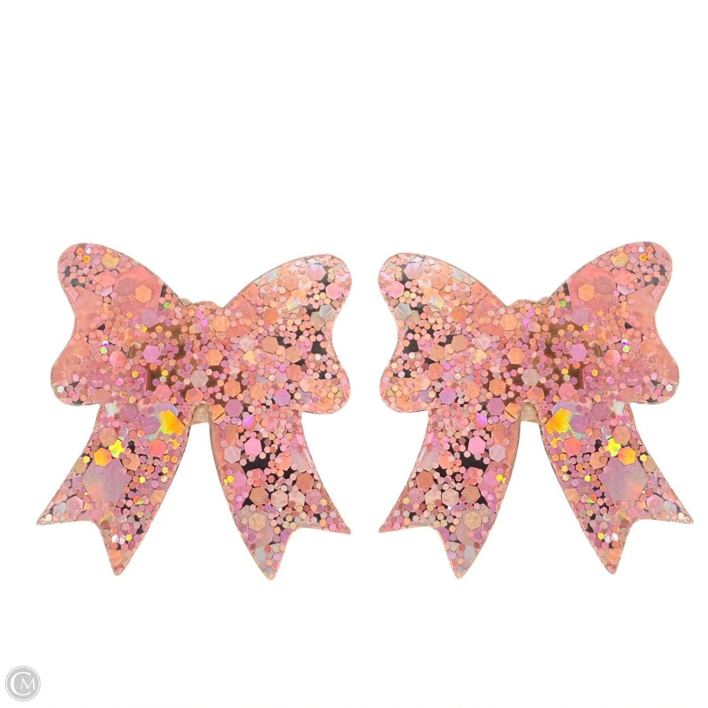 Confetti Bow Stud Earrings