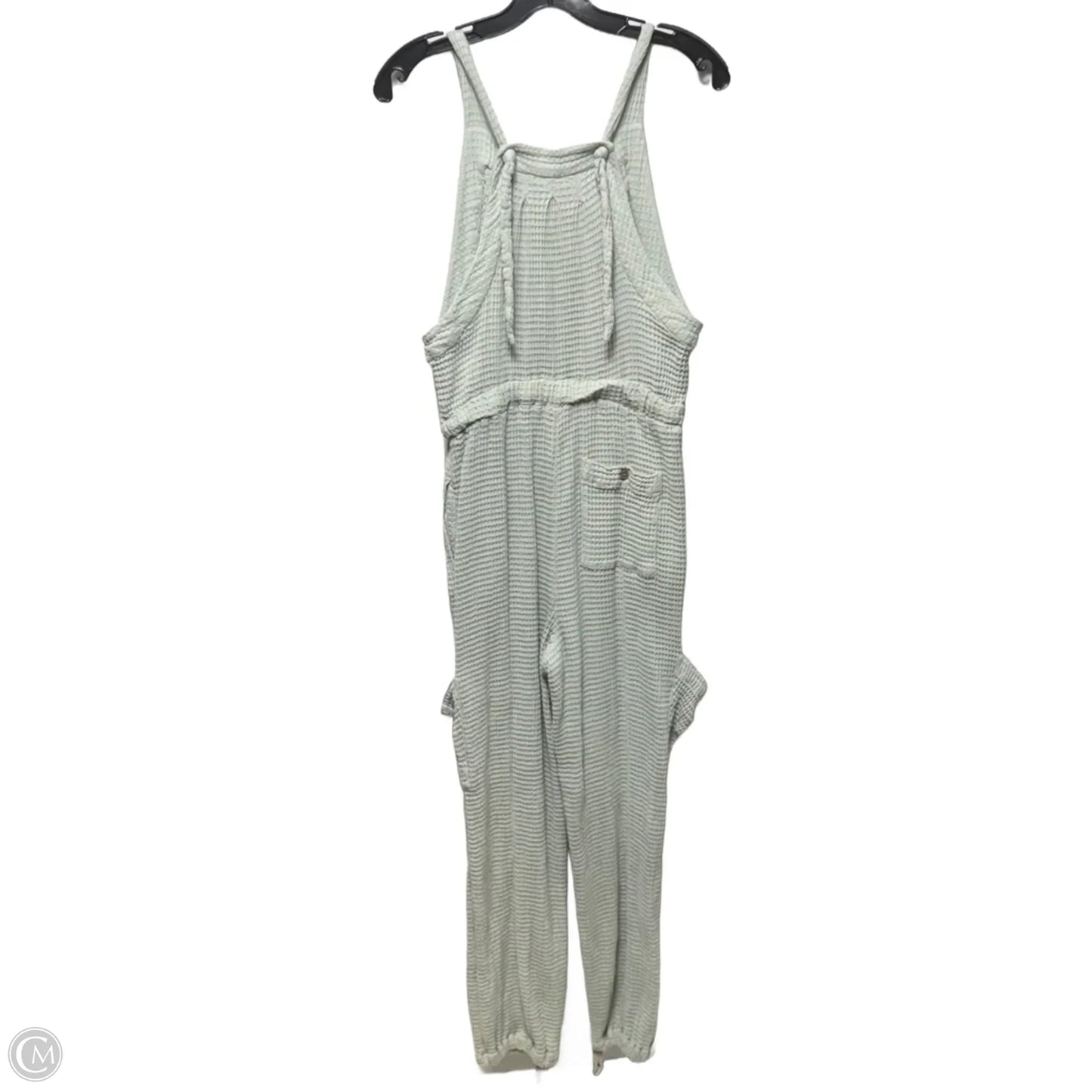 Waffle Jumpsuit By Free People In Green, Size: S