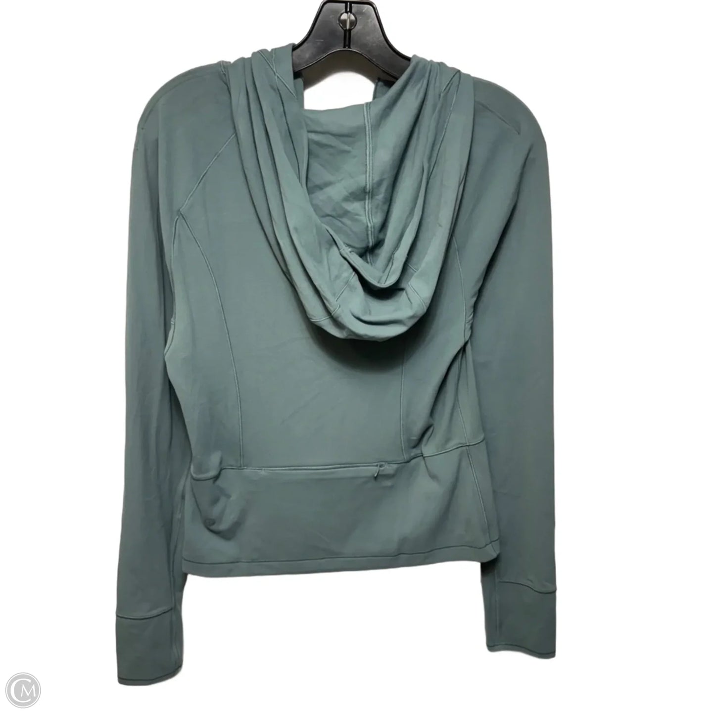 Athletic Jacket By Lululemon In Green, Size: 10