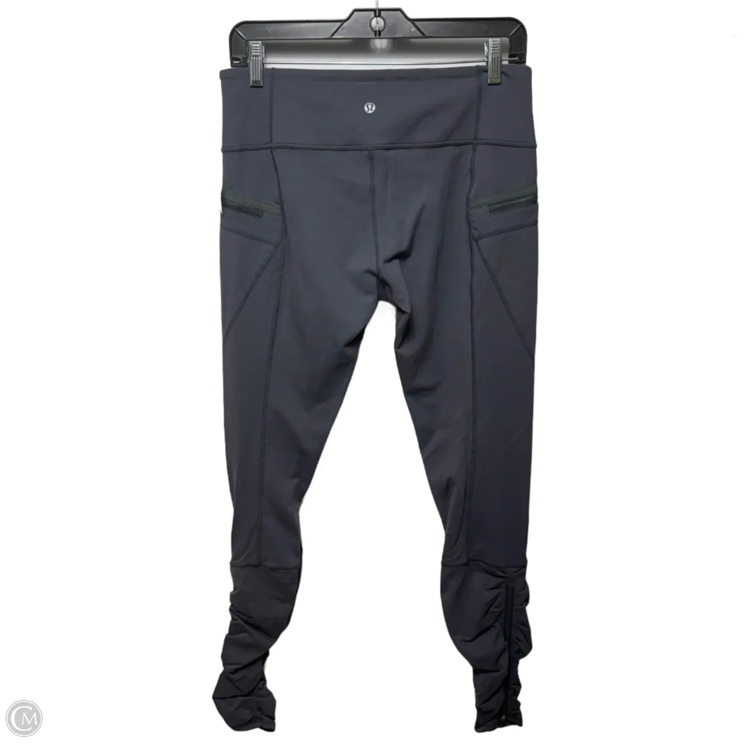 Athletic Leggings By Lululemon In Grey, Size: 10