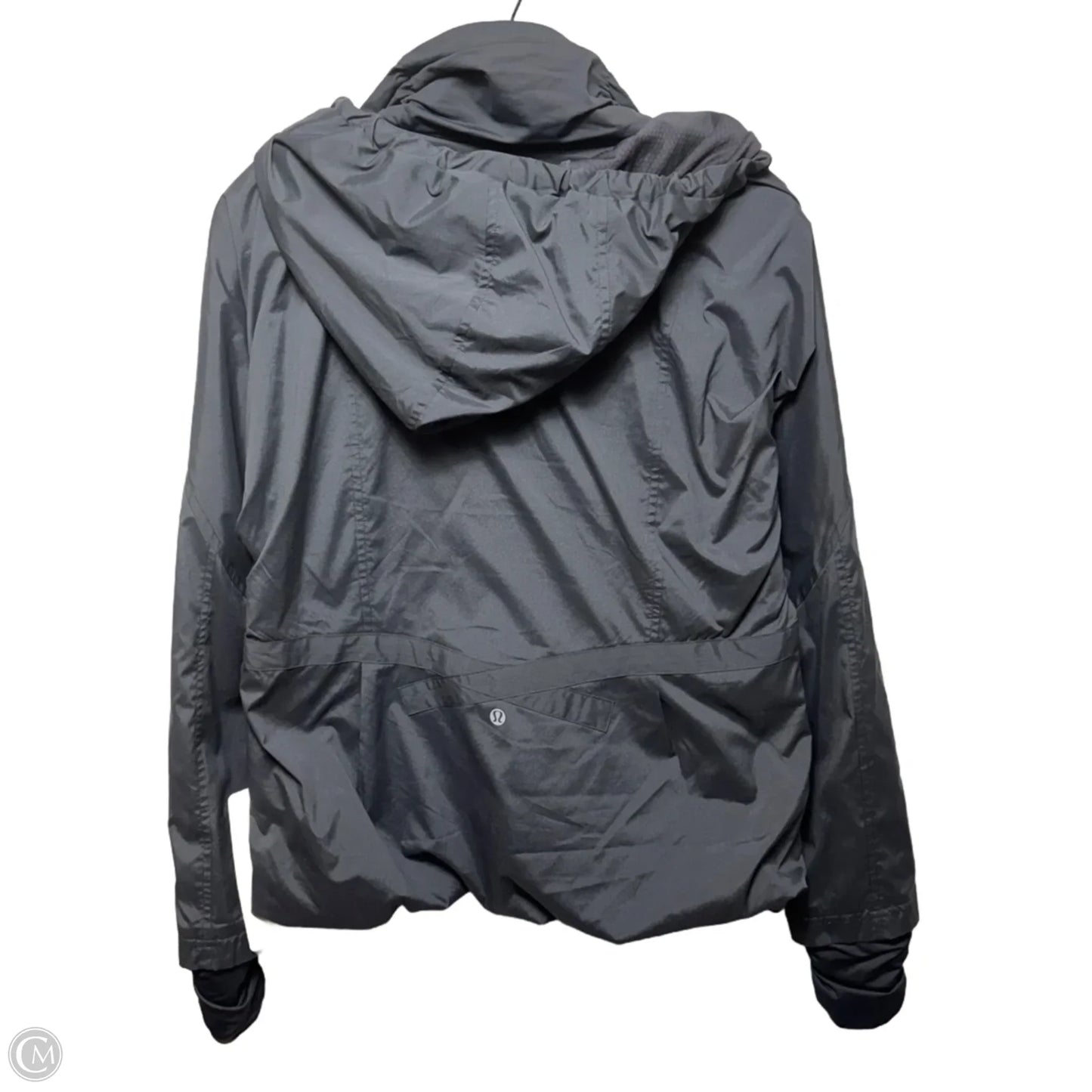 Community Jacket Windbreaker By Lululemon In Grey, Size: 10