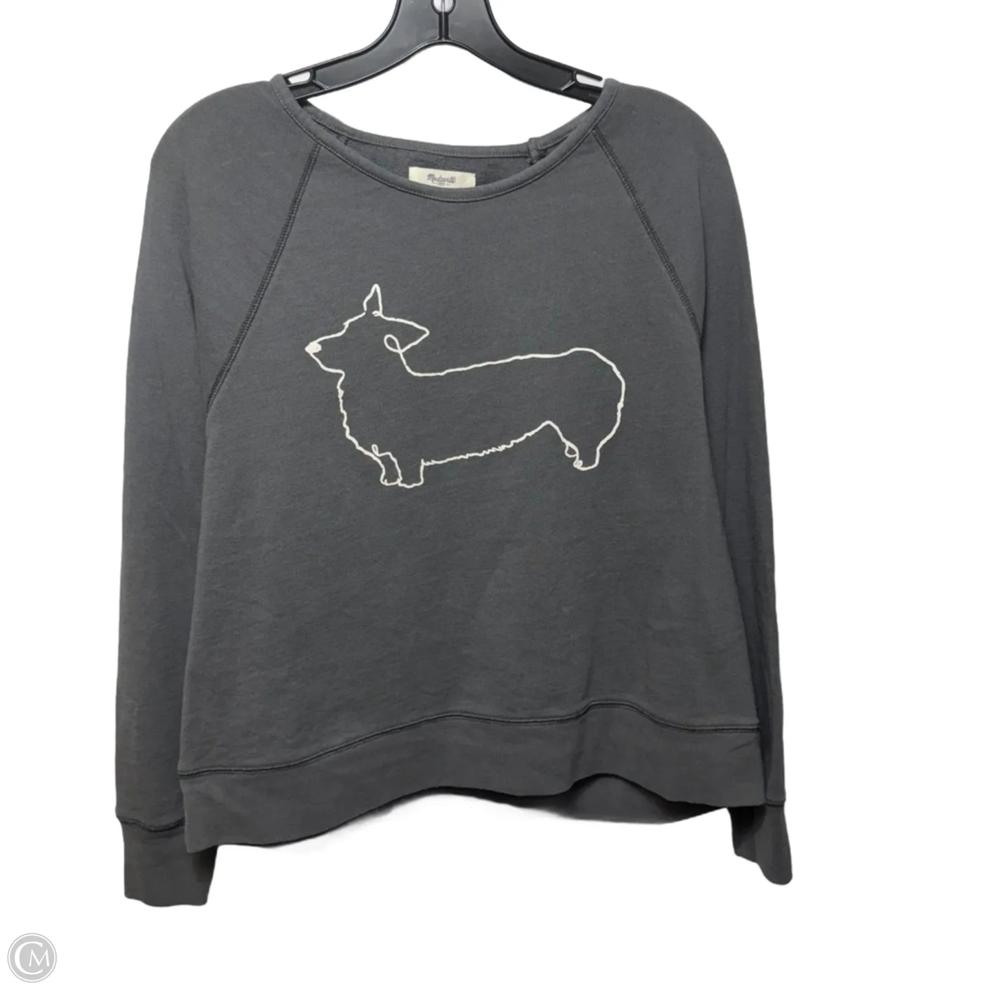 Corgi Sweatshirt Crewneck By Madewell In Grey, Size: M