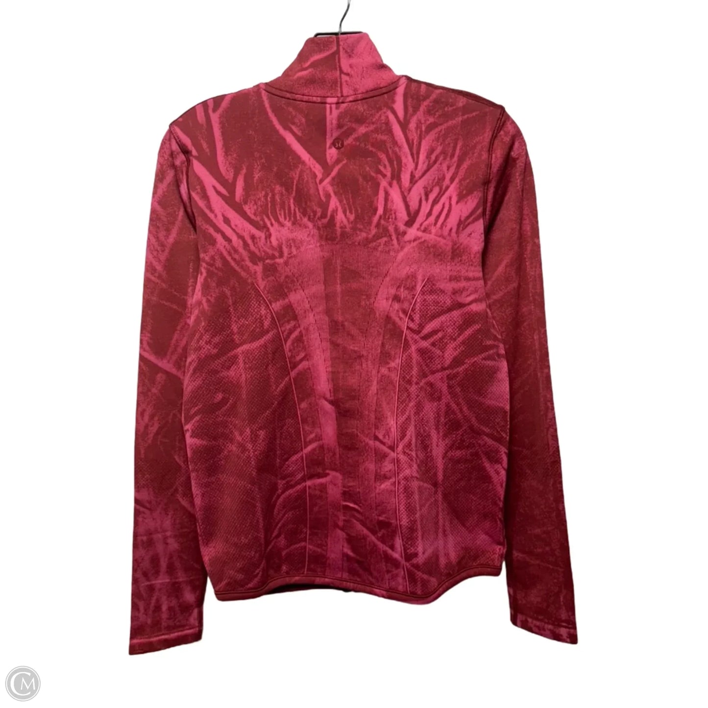 Ebb to Street Athletic Jacket By Lululemon In Pink & Red, Size: 10