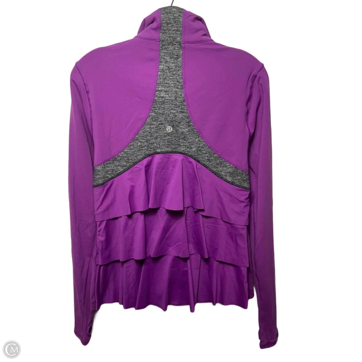 Athletic Jacket By Lululemon In Purple, Size: 10