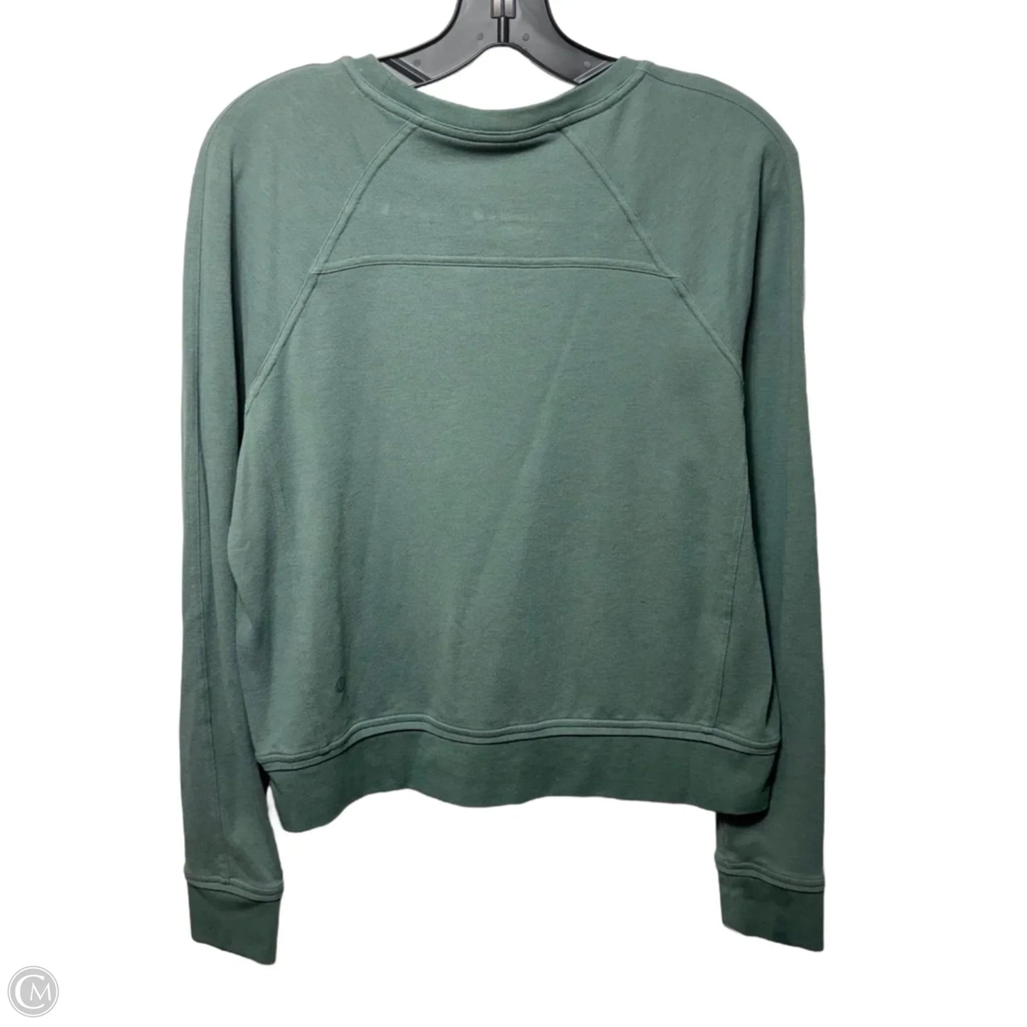 Athletic Sweatshirt Crewneck By Lululemon In Green, Size: M