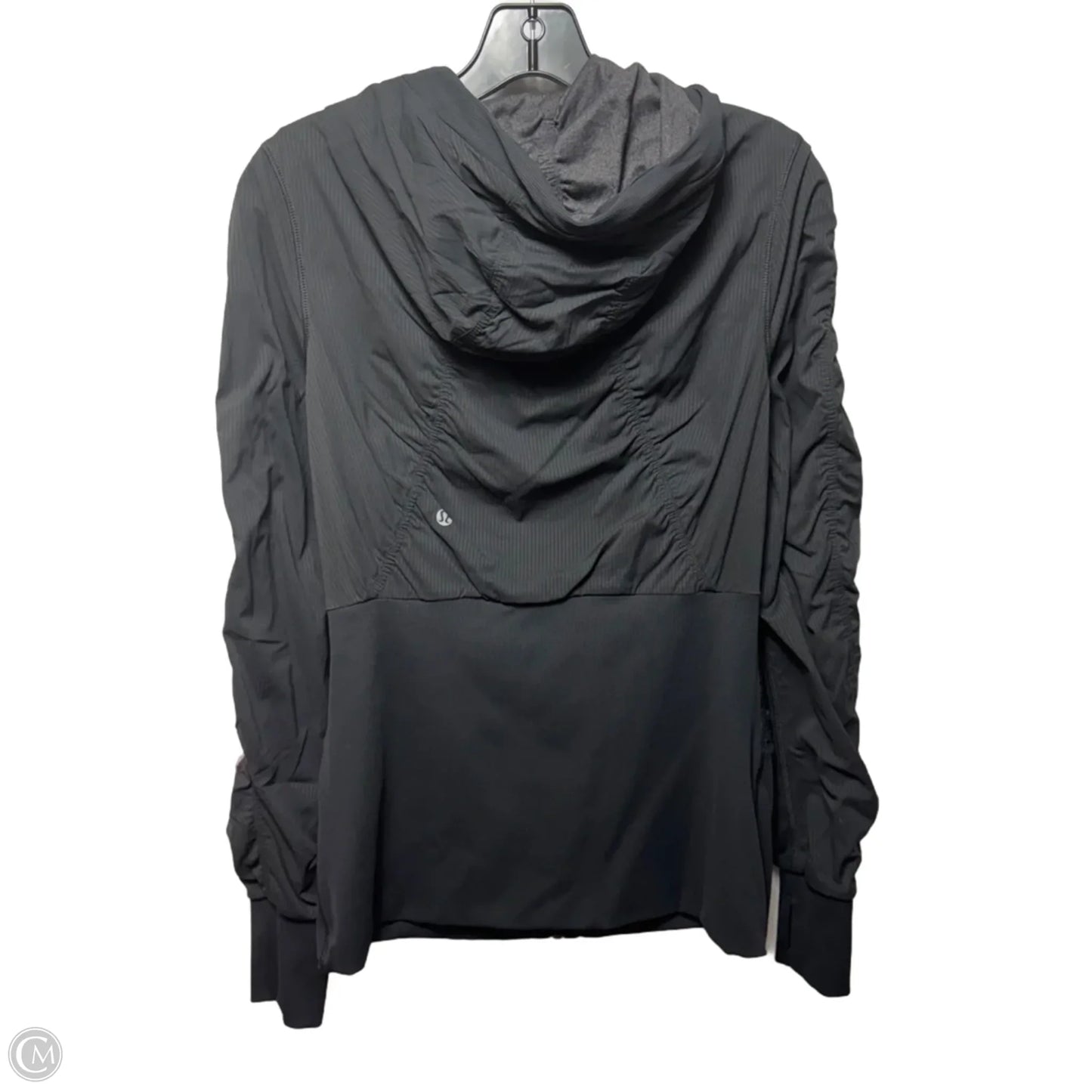 Hooded Athletic Jacket By Lululemon In Black, Size: M