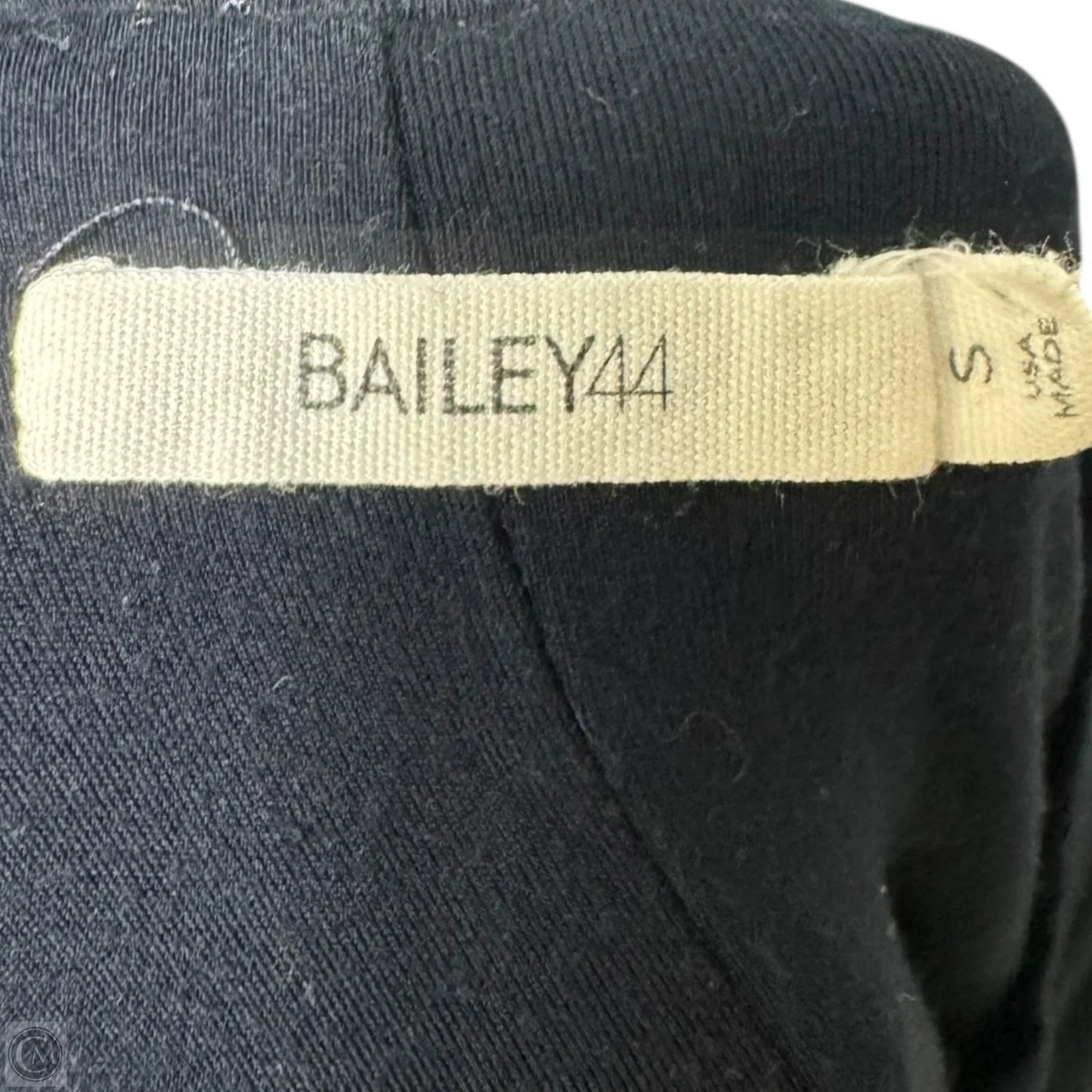 Double Front Slit T Shirt Dress Casual Maxi By Bailey 44 In Navy, Size: S