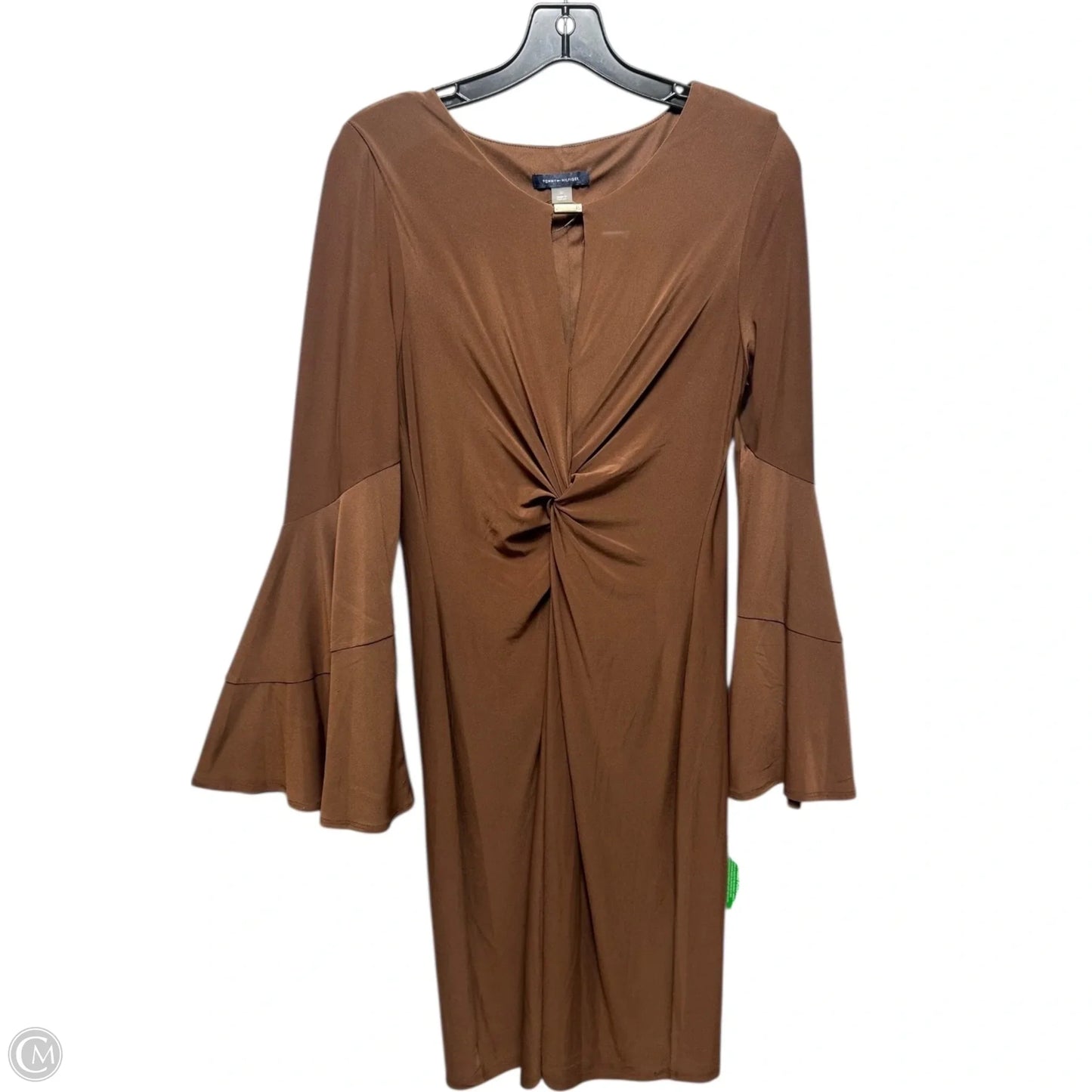 Dress Casual Midi By Tommy Hilfiger In Brown, Size: 10
