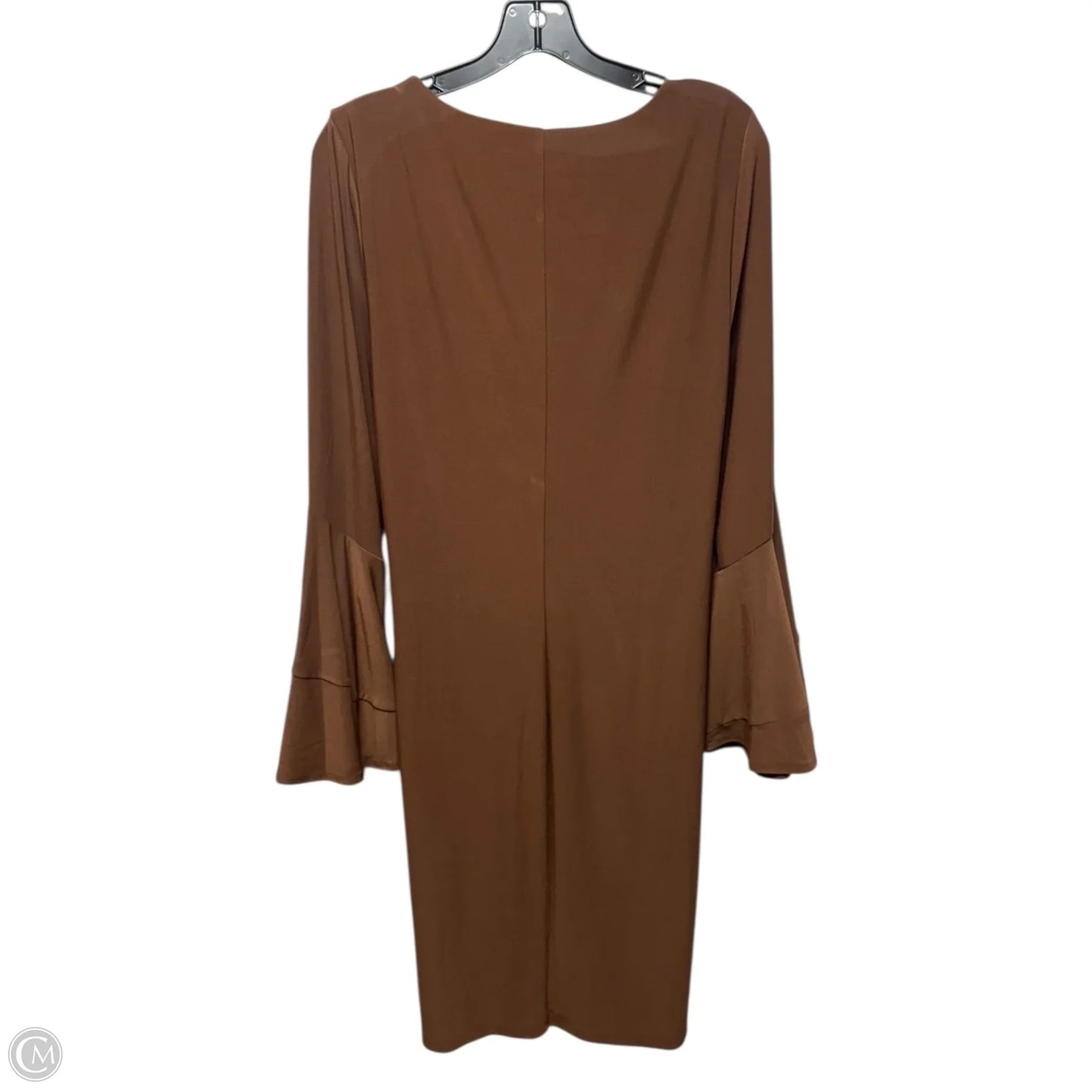 Dress Casual Midi By Tommy Hilfiger In Brown, Size: 10