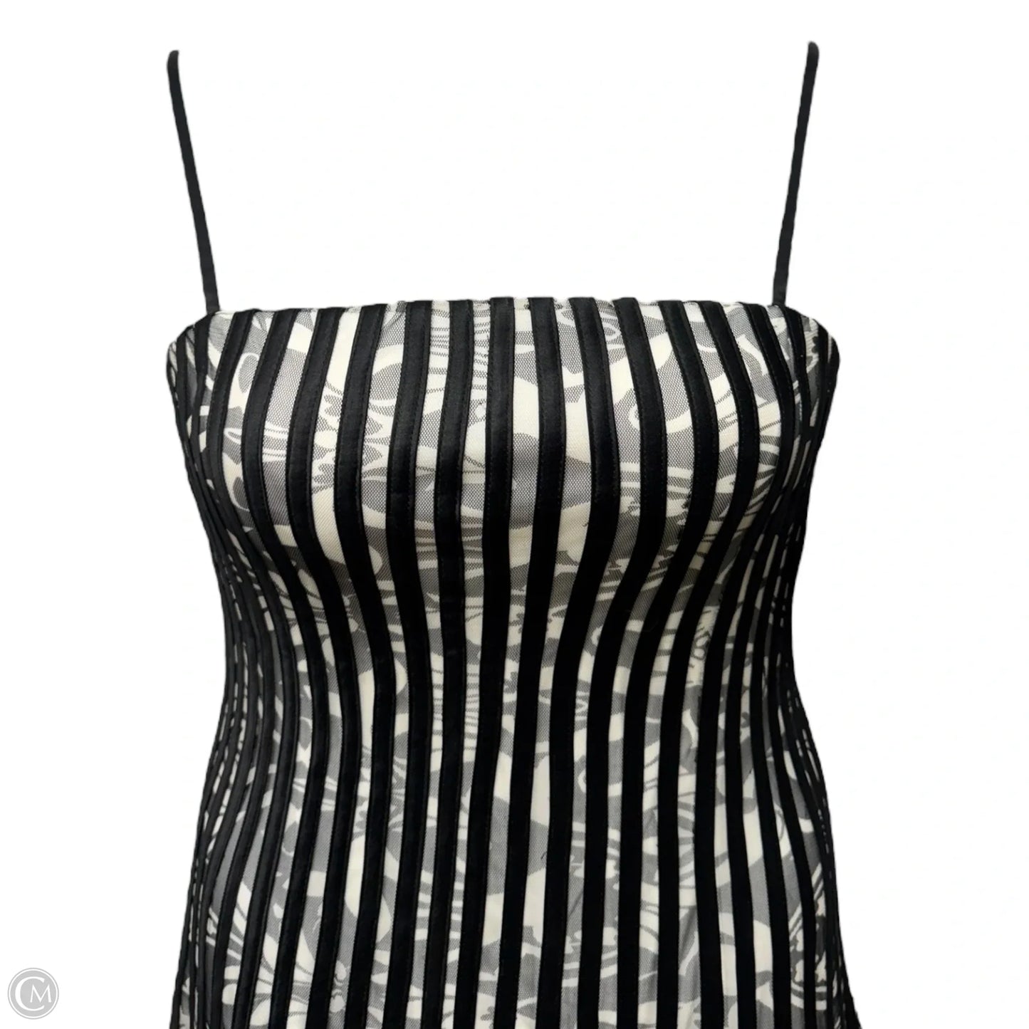 Dress Party Midi By Js Collections In Black & Cream, Size: 8