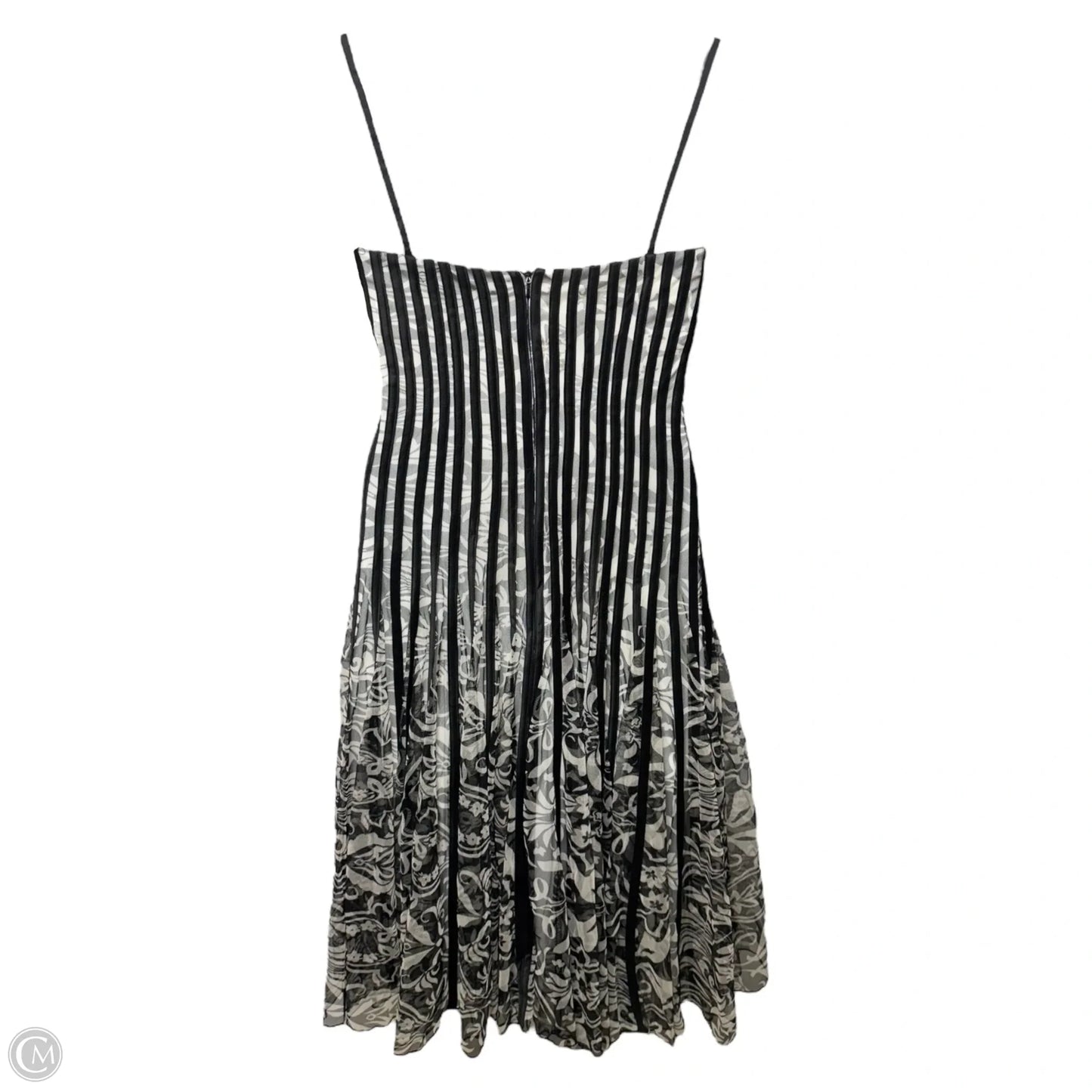 Dress Party Midi By Js Collections In Black & Cream, Size: 8