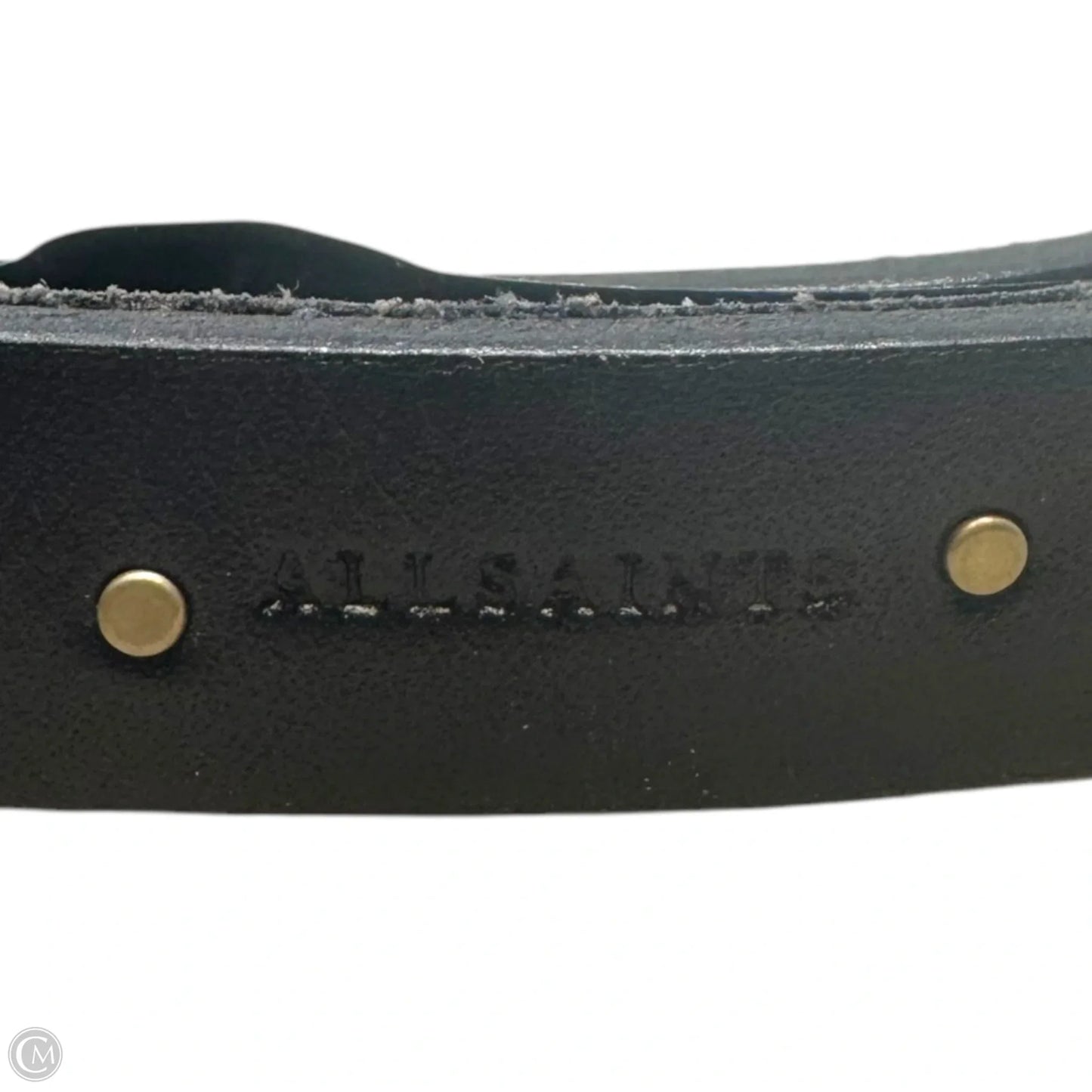 Square Stud Belt Designer By All Saints, Size: Medium
