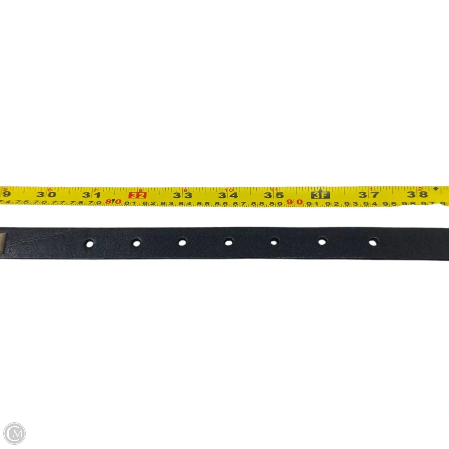 Square Stud Belt Designer By All Saints, Size: Medium