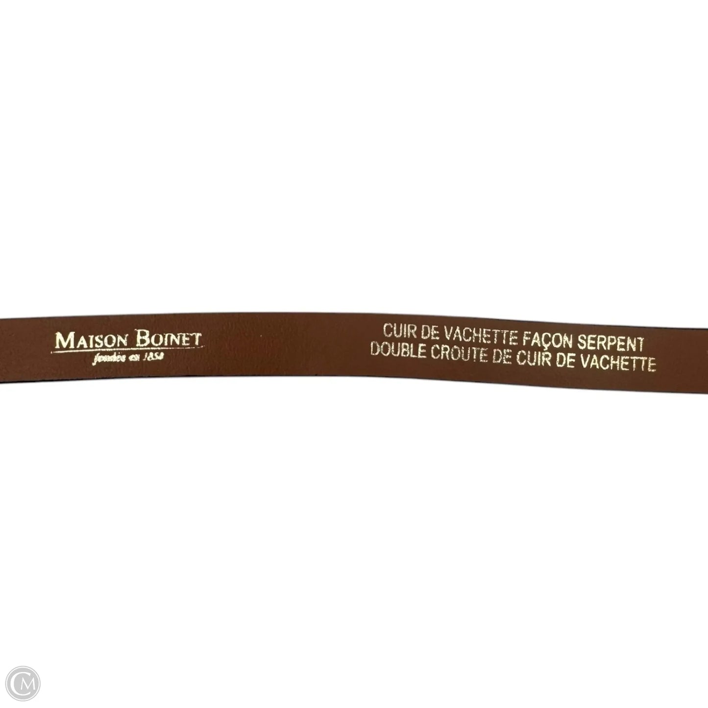 Slim Reptile Belt Designer By Madison Boinet, Size: Small